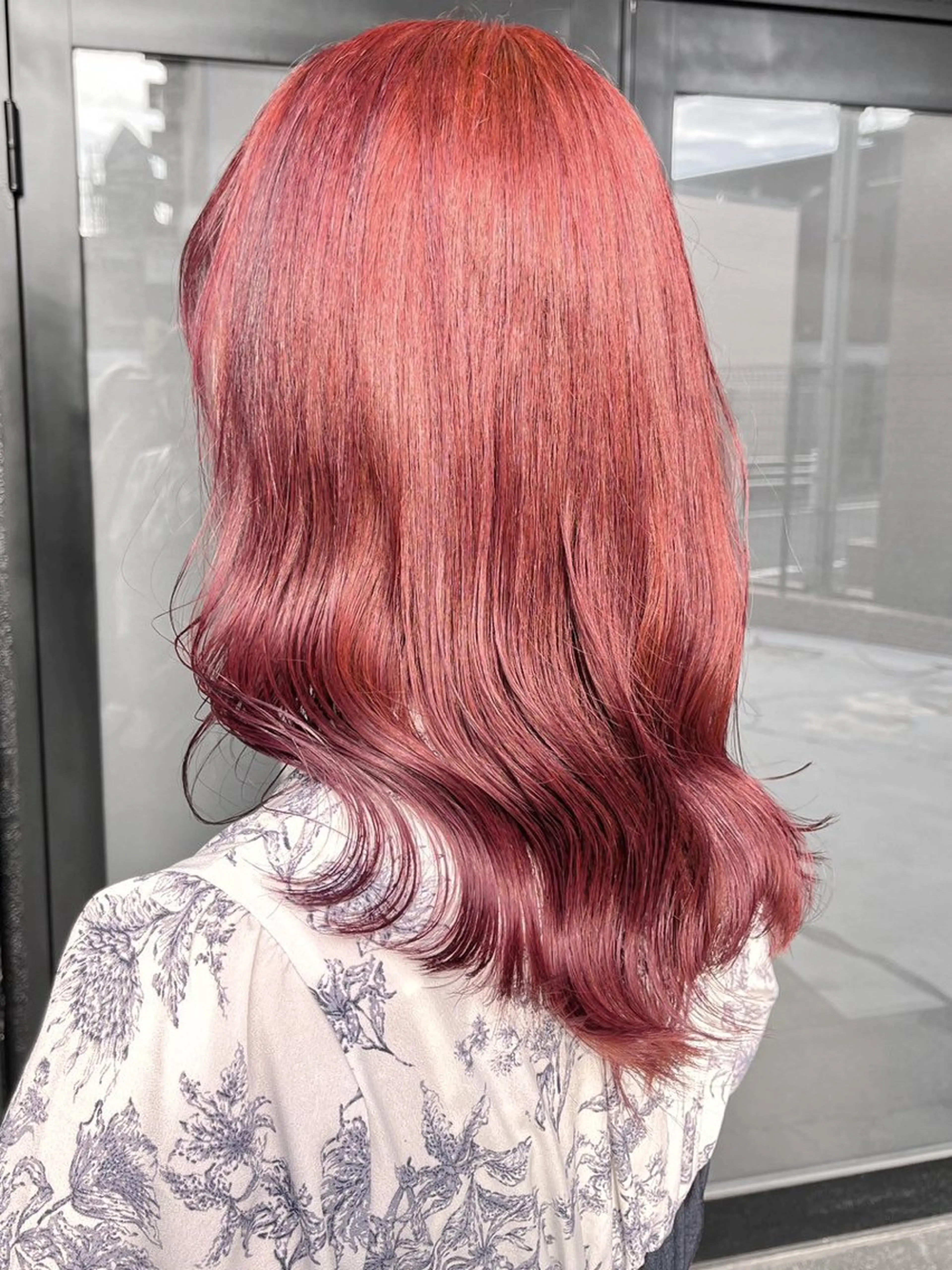 セミロング カット ヘアカラー トリートメント ハイトーン/韓国風/ 艶髪/吉祥寺のヘアスタイル