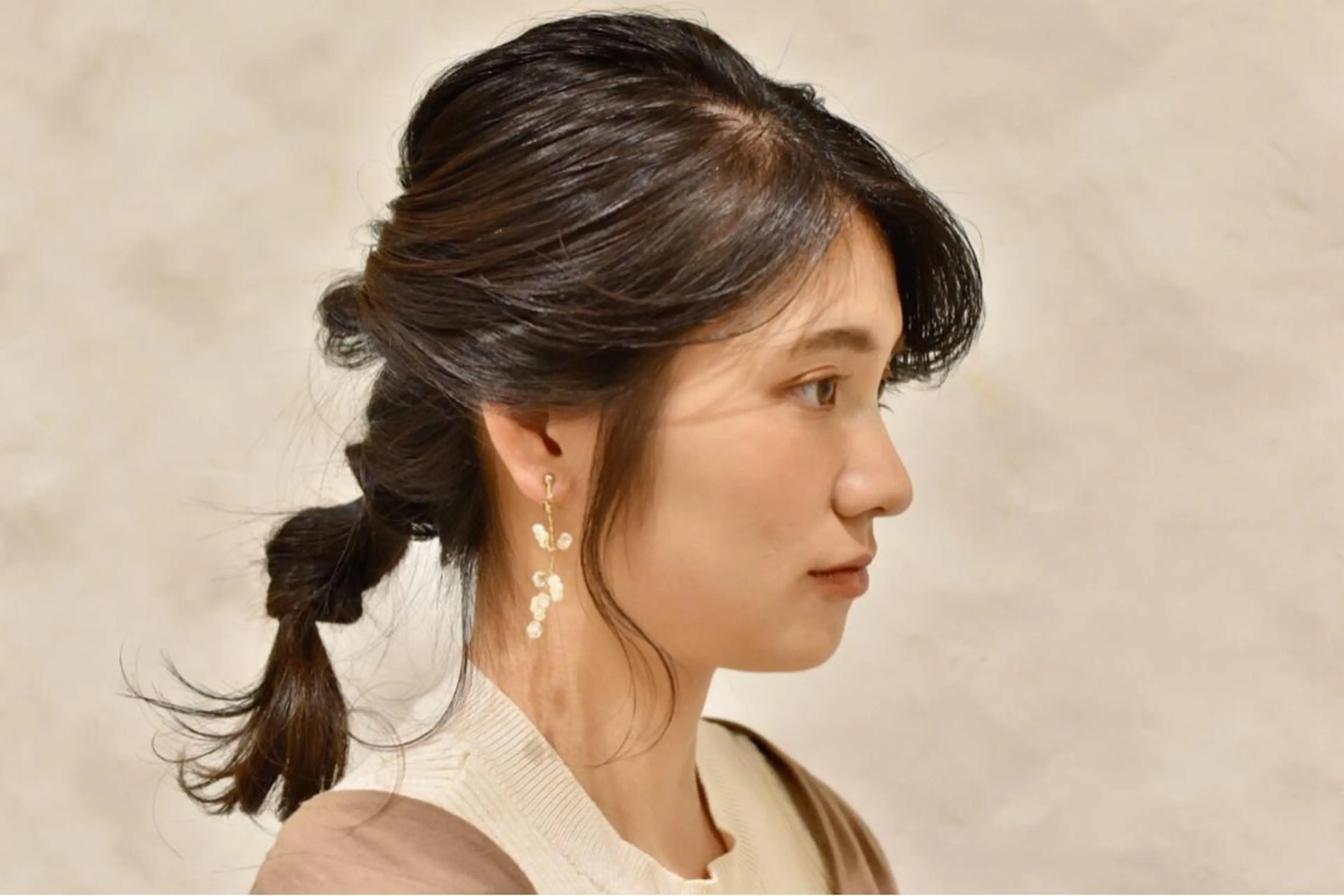 セミロング ヘアアレンジ LUCAS所属・fuchigami suzunoのヘアスタイル