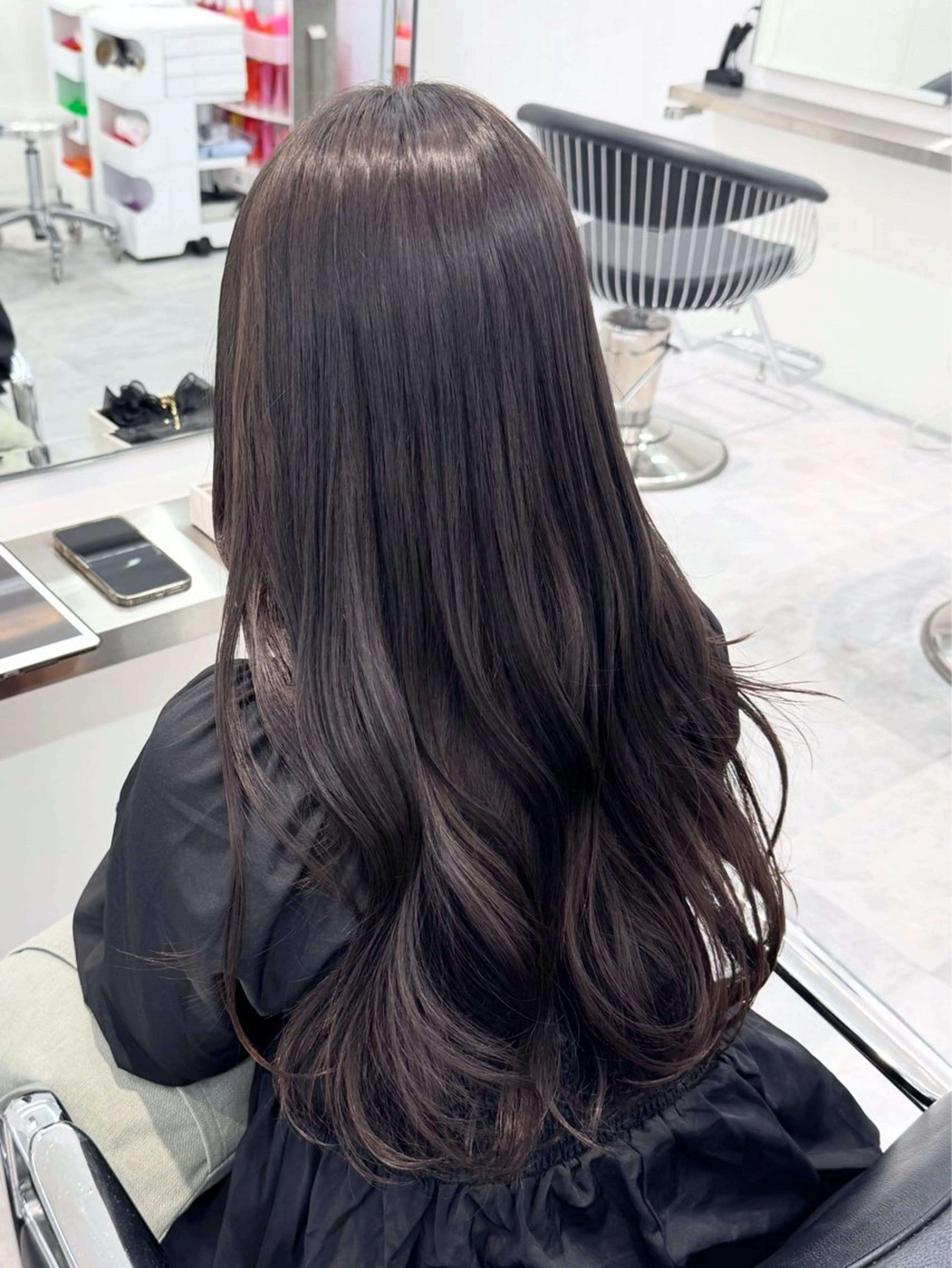 ロング カラー ヘアカラー トリートメント Parve  Mix 🫧梶川虹のヘアスタイル