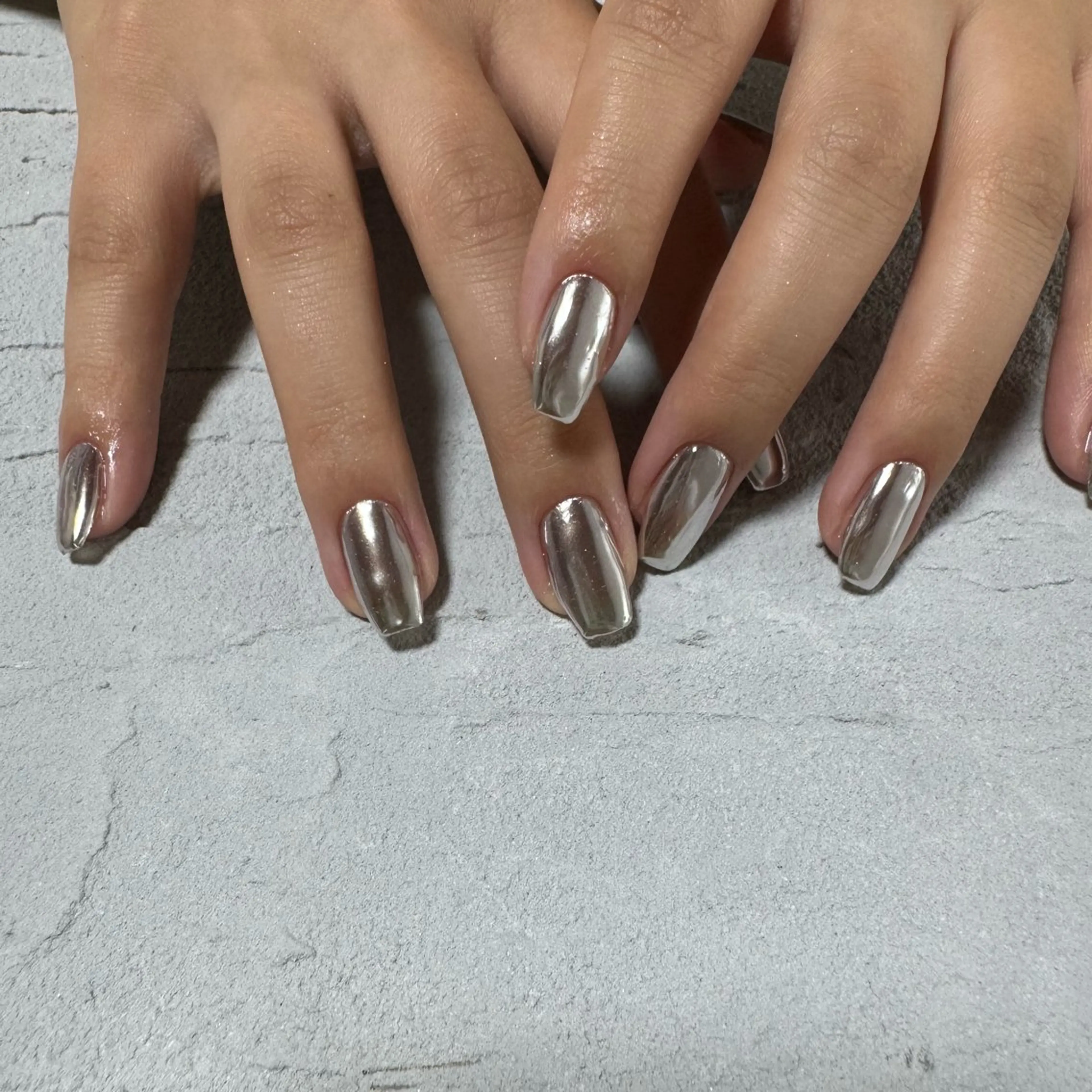 ネイル ミラーネイル ハンドネイル Re:Smil所属・☺︎ NOZOMI☺︎のネイルデザイン