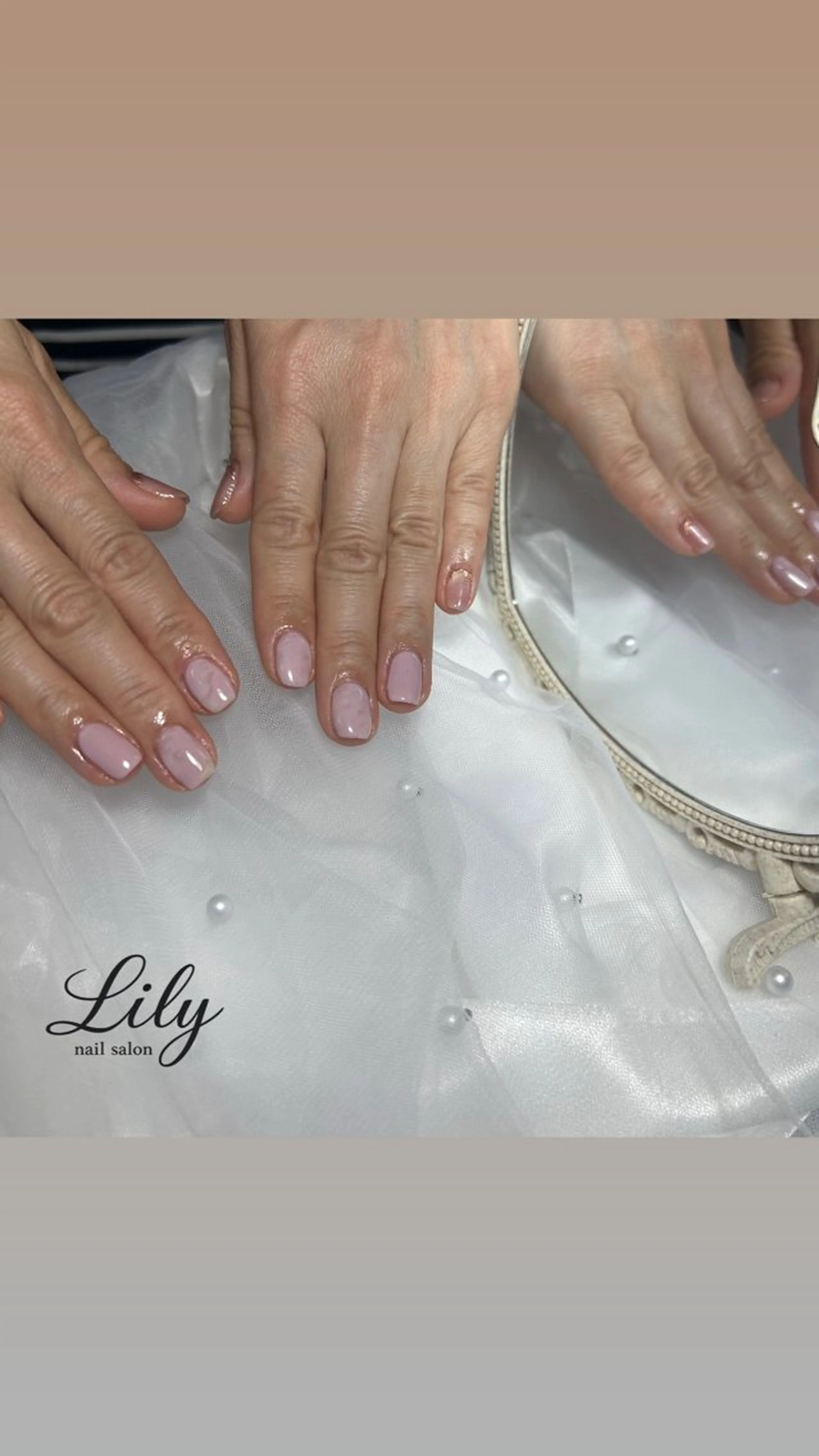 ネイル ピンク 春ネイル ハンドネイル nail salon Lily所属・藤田 璃々のネイルデザイン