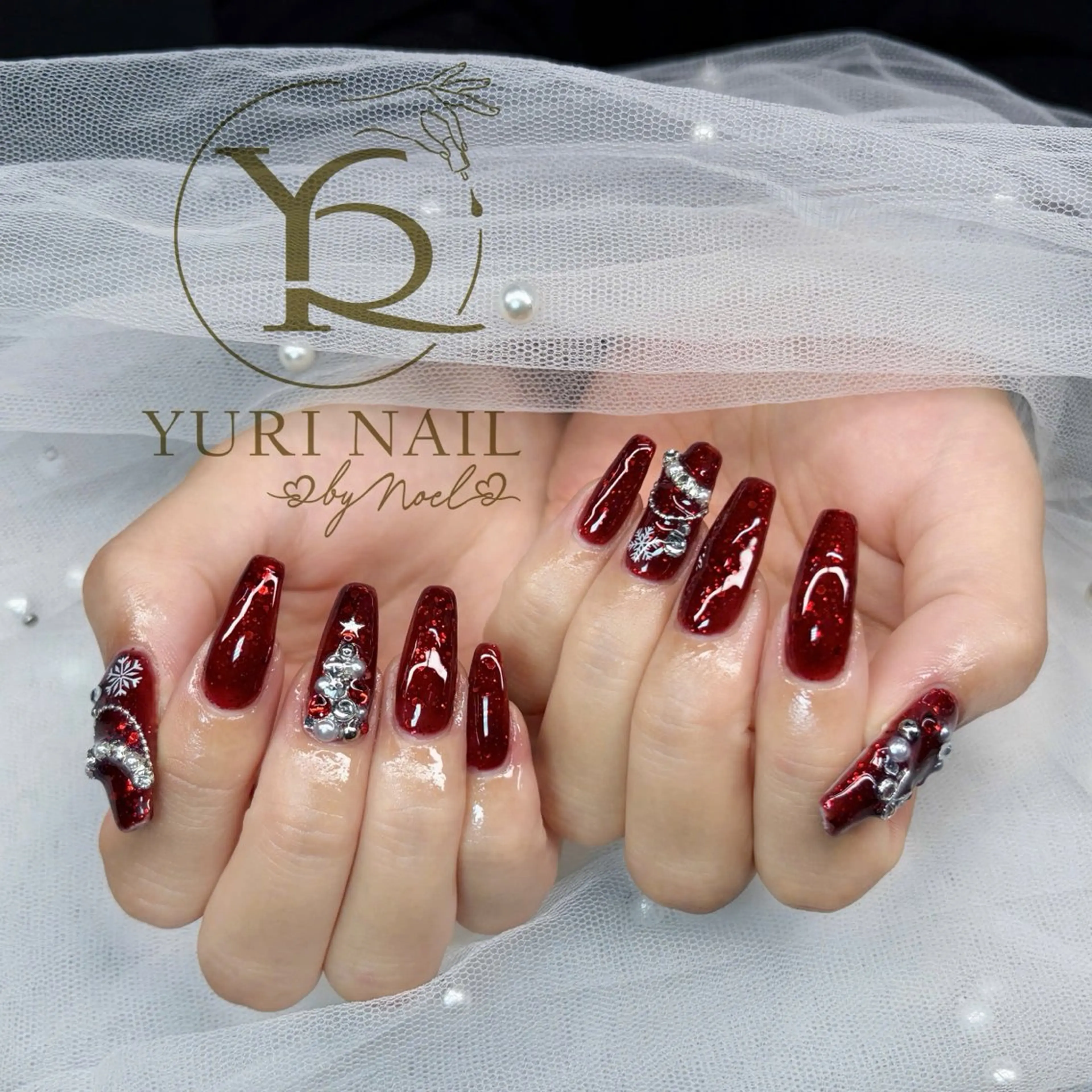 ネイル チークネイル フットネイル グラデーション 韓国ネイル 持ち込み Kawaii Nail Salon所属・YURI NAIL NARITAのネイルデザイン