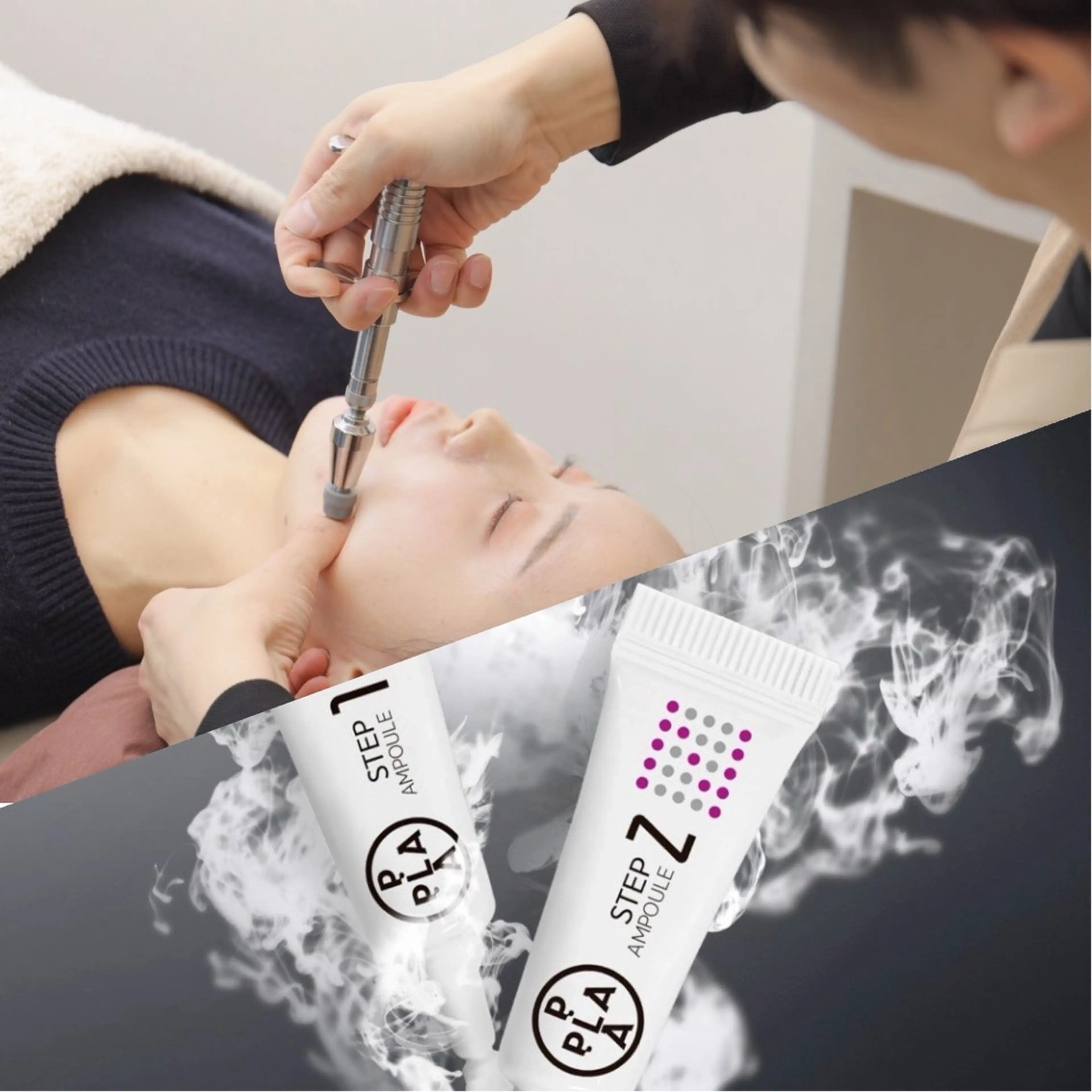 【小顔×艶肌・美白】劇的小顔リフト💆‍♀️＋第5世代ピーリング・プラチナプラピール✨　小顔矯正/艶肌/水光肌/美白の写真