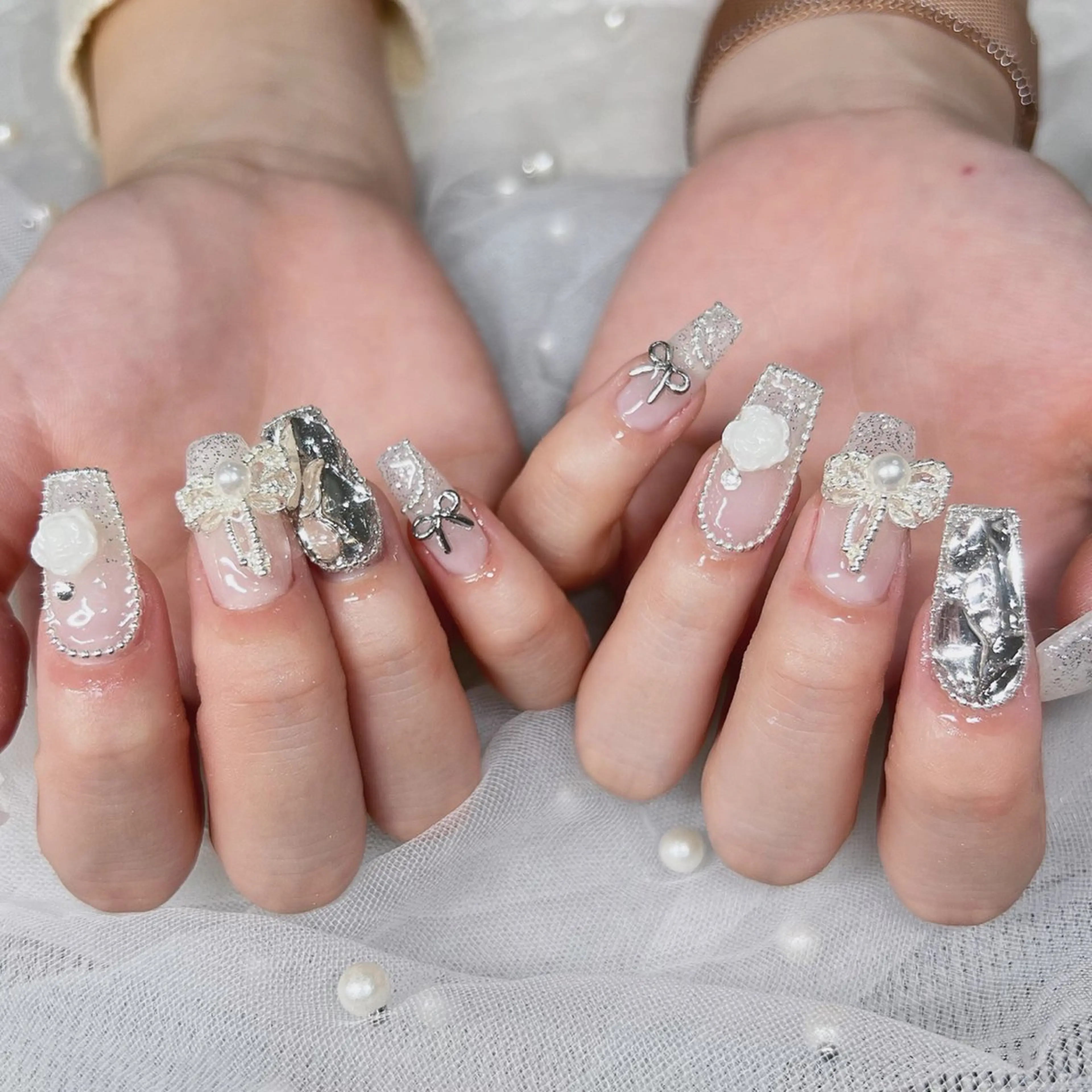 「初回ジェルオフ無料」持ち込みデザイン10本まで、パーツつけ放題！💕の写真