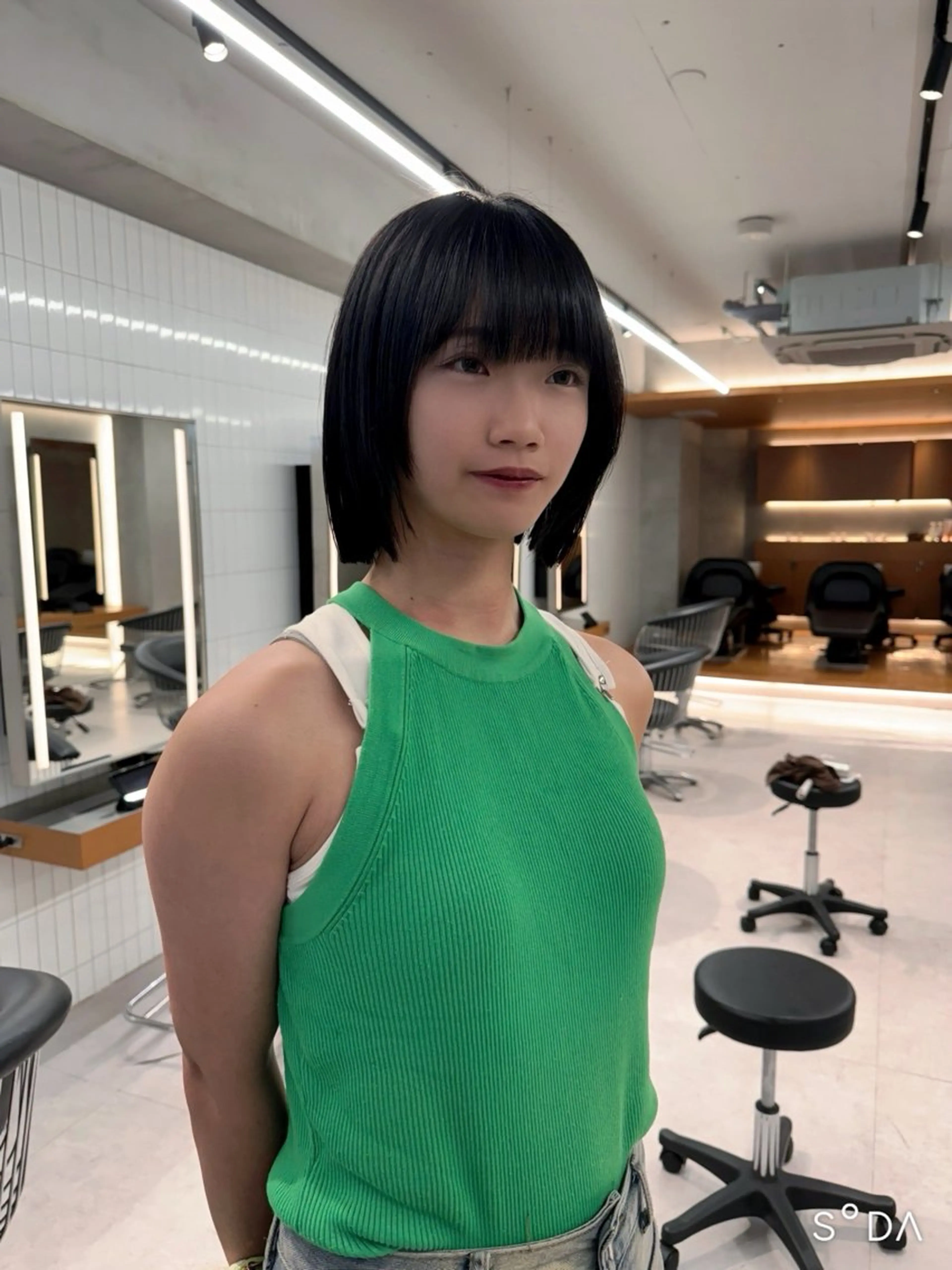 ショート nicoTOKYO 原宿所属・センターパート /メンズ/海野颯生のヘアスタイル