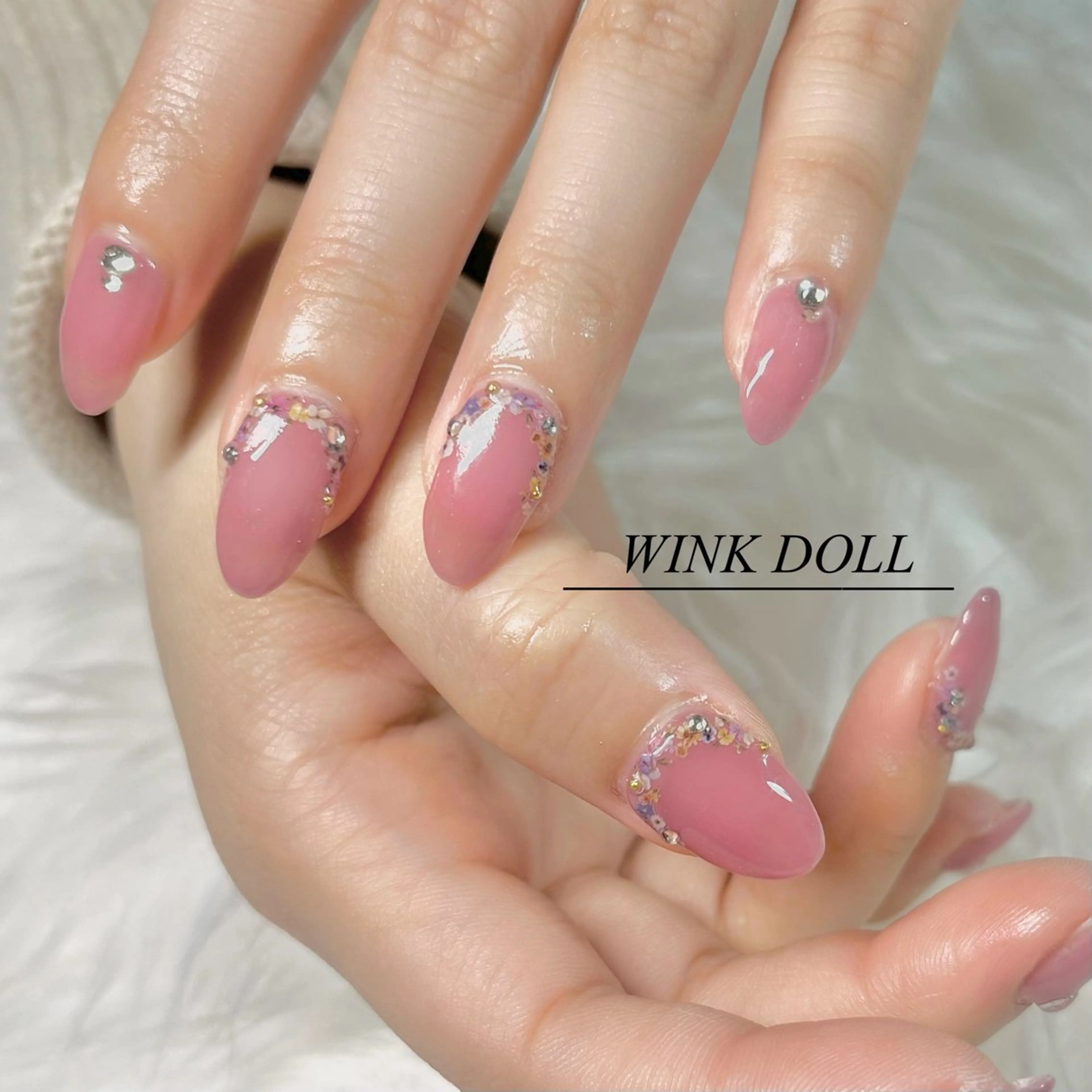 ネイル ハンドネイル WINK DOLL 🌹MARIのネイルデザイン