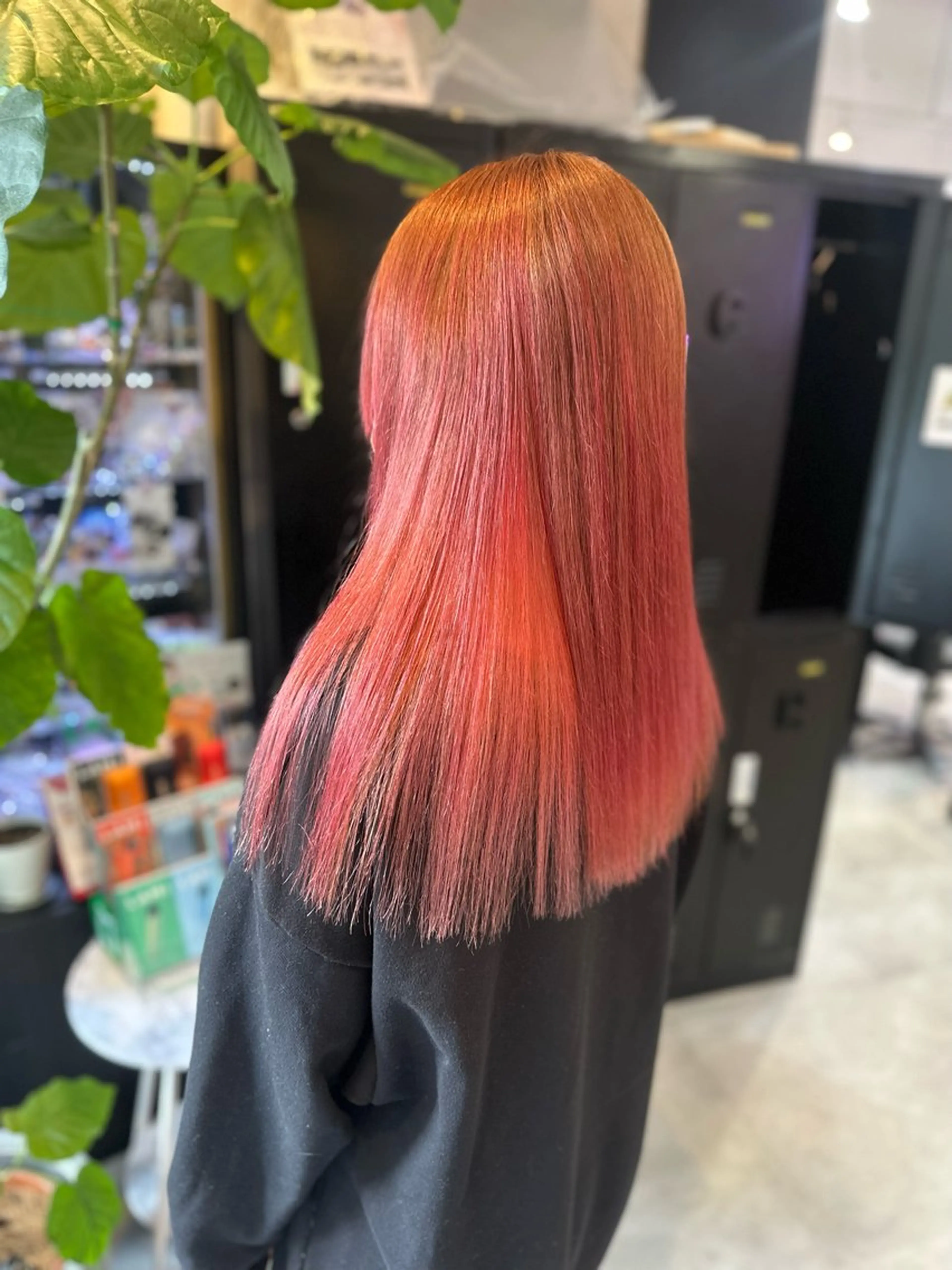 ロング ヘアカラー トリートメント 韓国カラー/エクステ carryのヘアスタイル