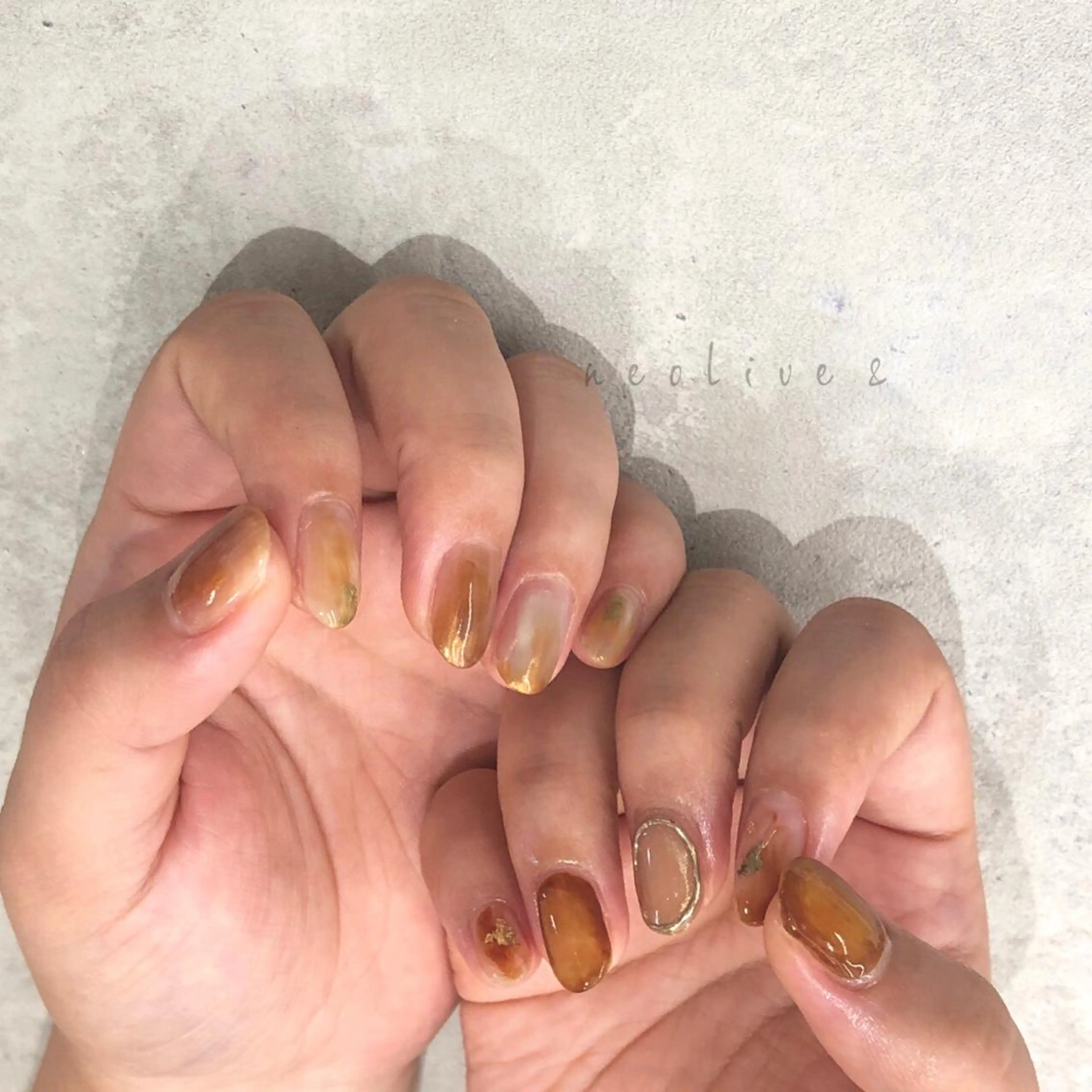 ネイル ハンドネイル Yuriko Omi パラジェル/渋谷のネイルデザイン