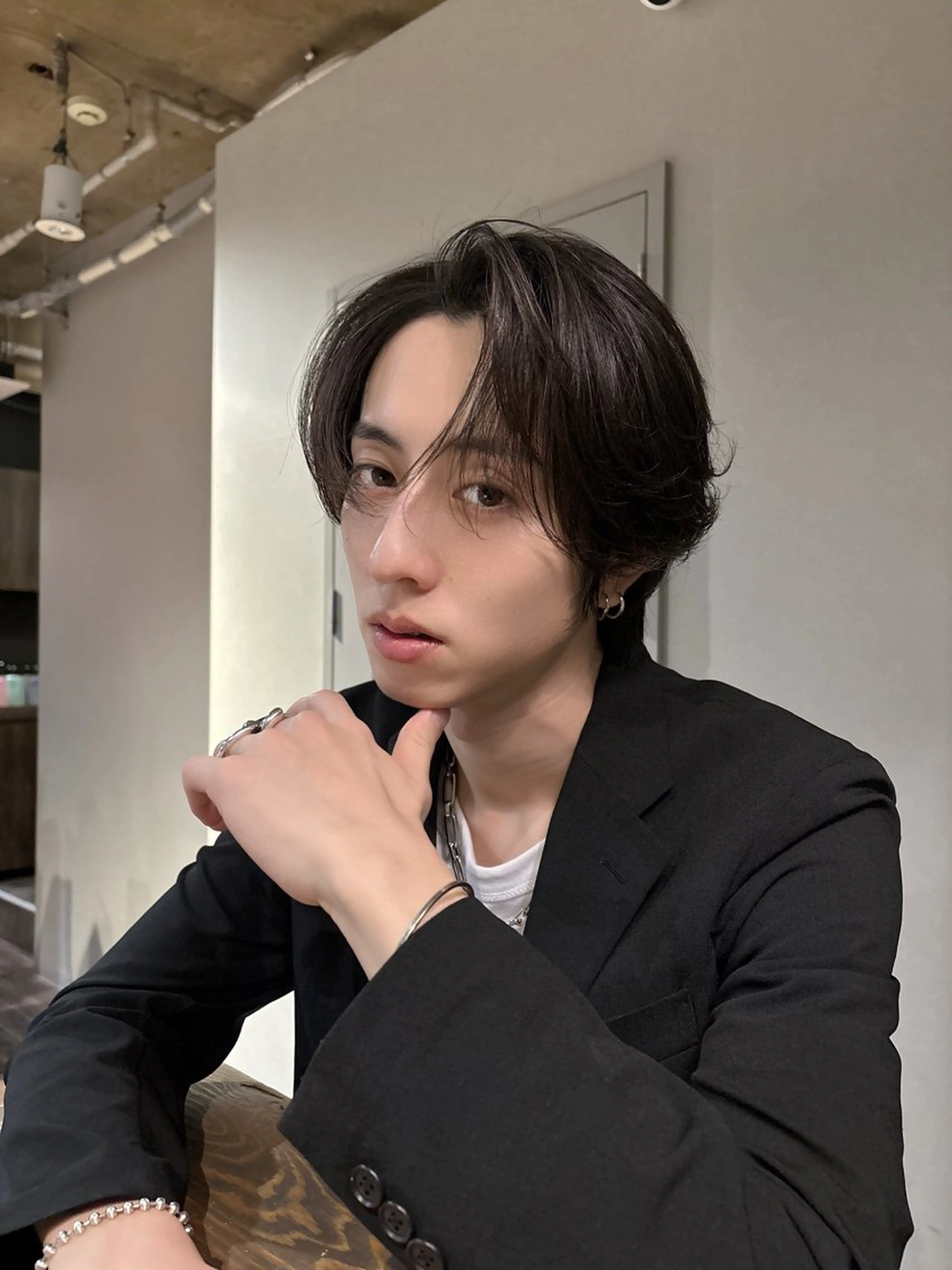 【平日限定価格】韓国ヘアメンズカット＋パーマオーダー自由の写真