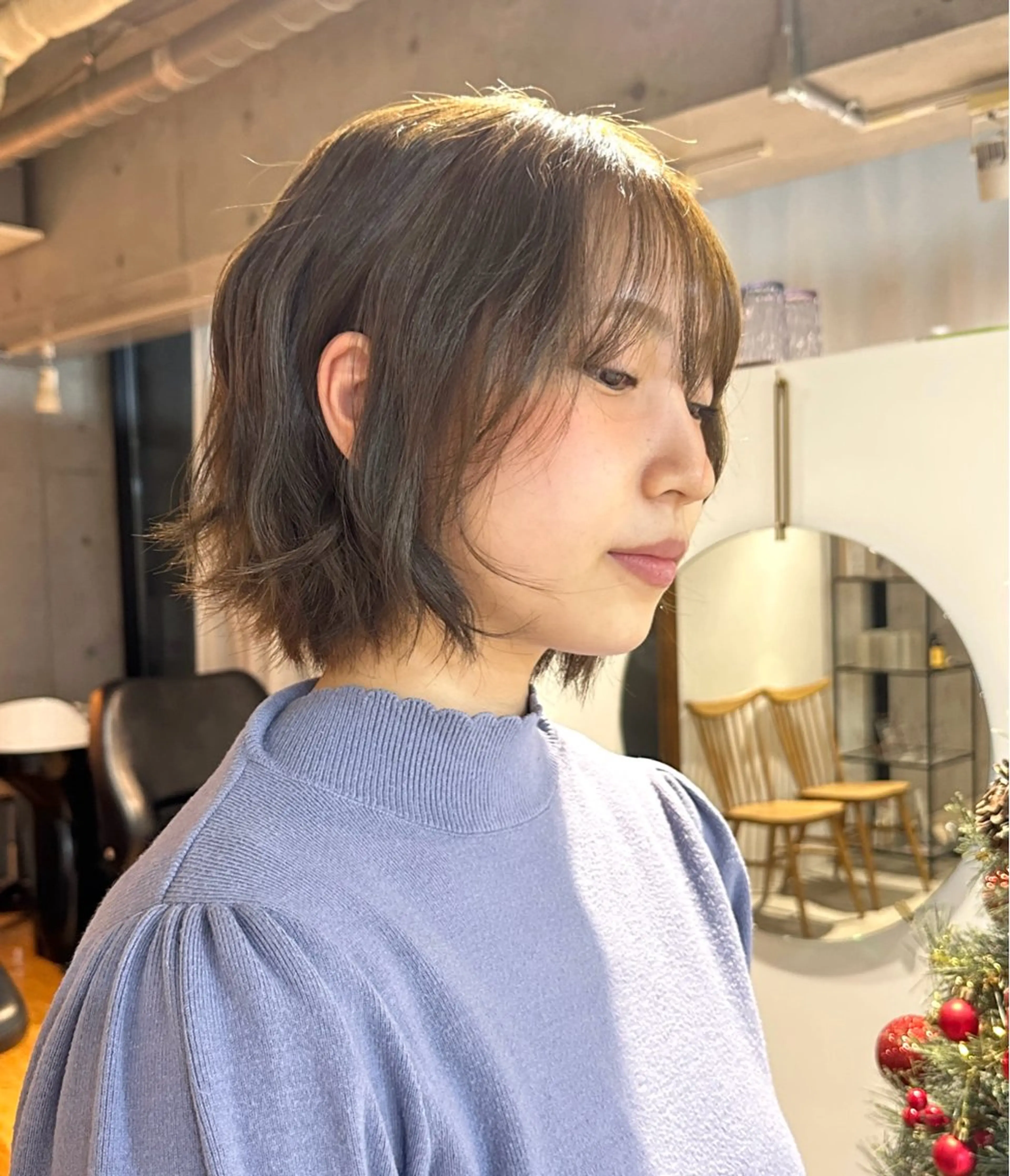 ミディアム ヘアカラー トリートメント 中里　凜 /自由が丘のヘアスタイル