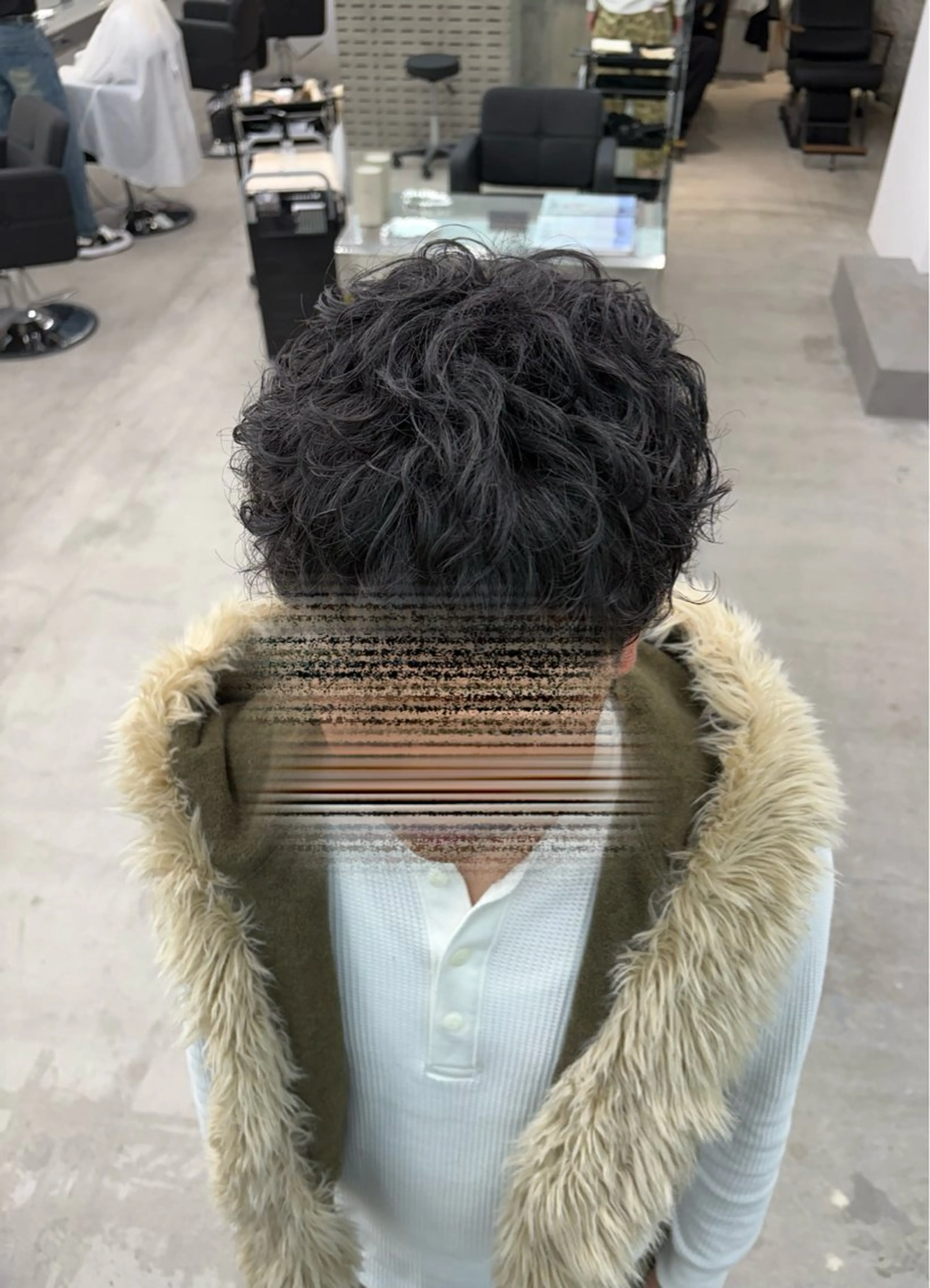 【バチバチカッコイイ】ハイライト➕カットパーマ⚡️の写真