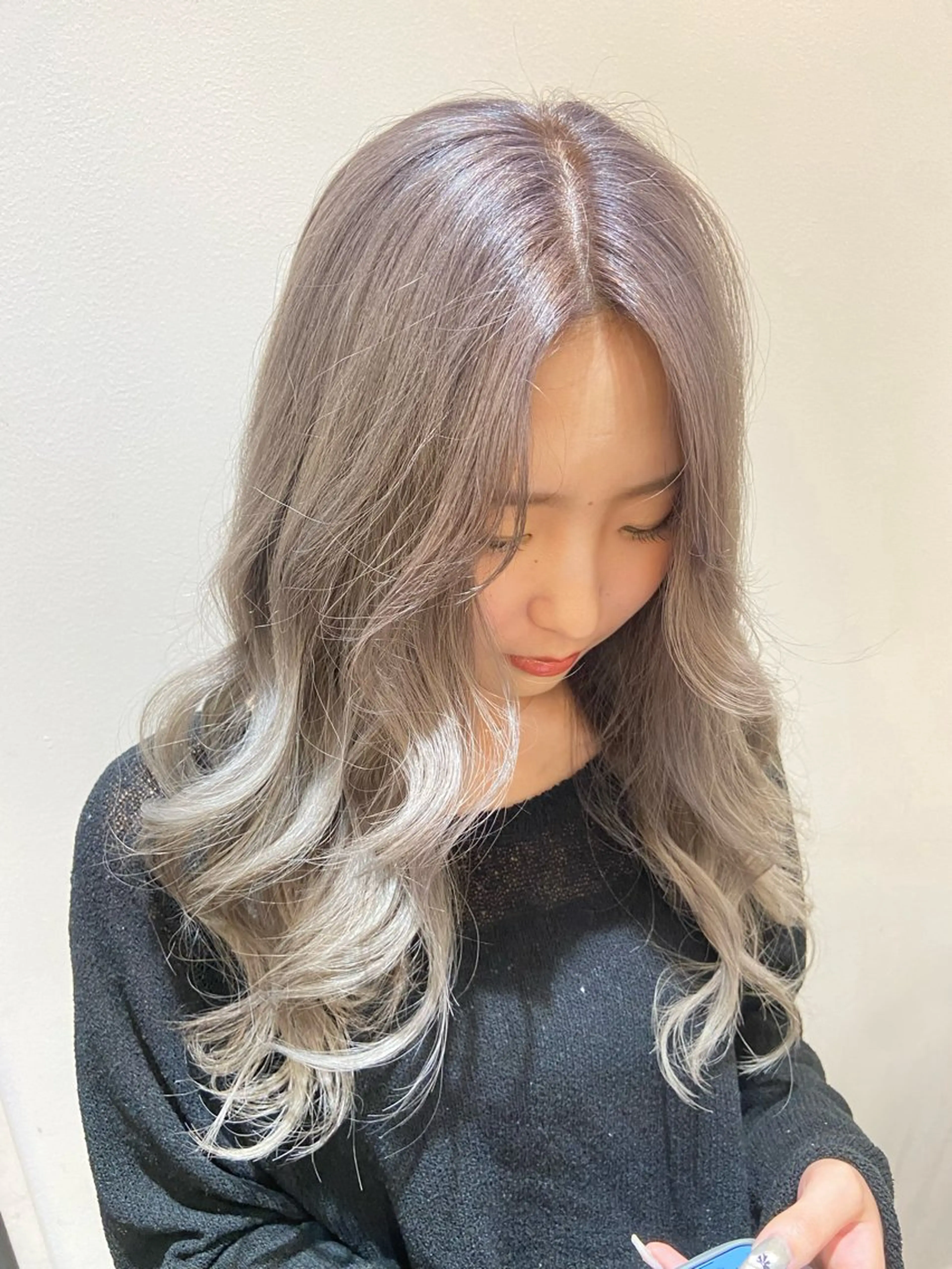 ロング ヘアカラー トリートメント 透明感カラー🎀 tasty／makoのヘアスタイル