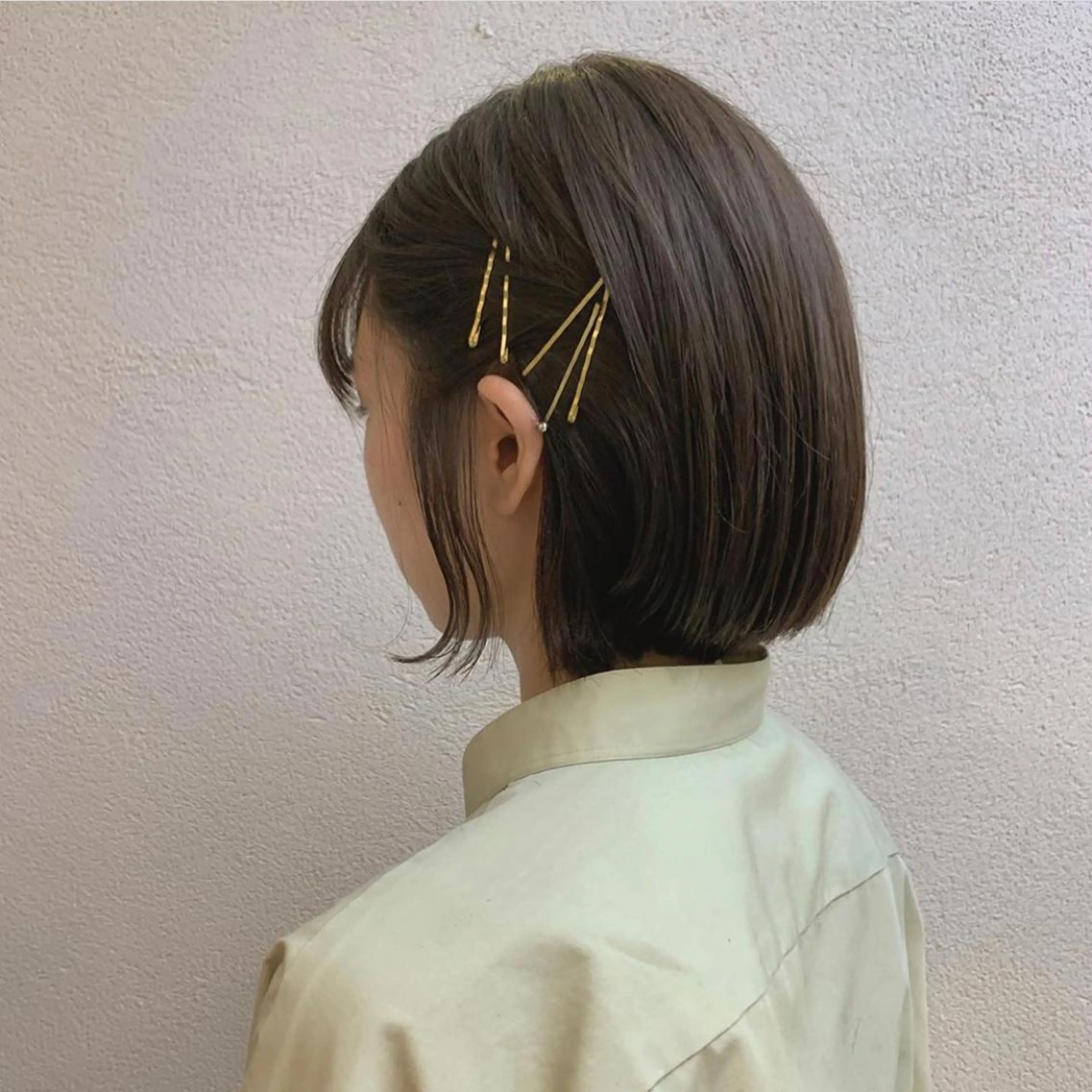 ミディアム カラー ベージュカラー ボブ ayano /トレンドヘアのヘアスタイル