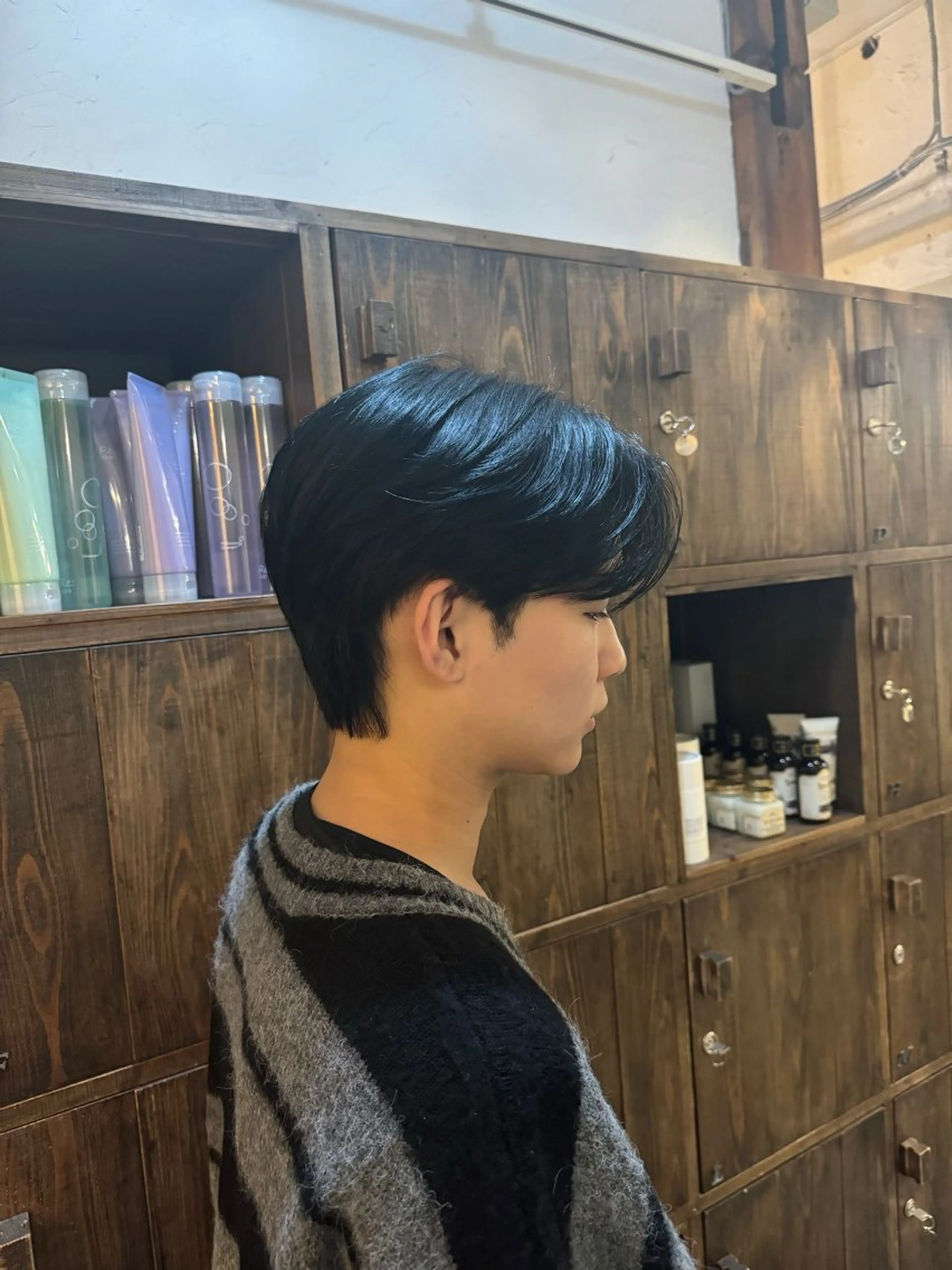 カラー メンズ 韓国ヘア🫧艶カラー 🫧髪質改善/オオヤのヘアスタイル