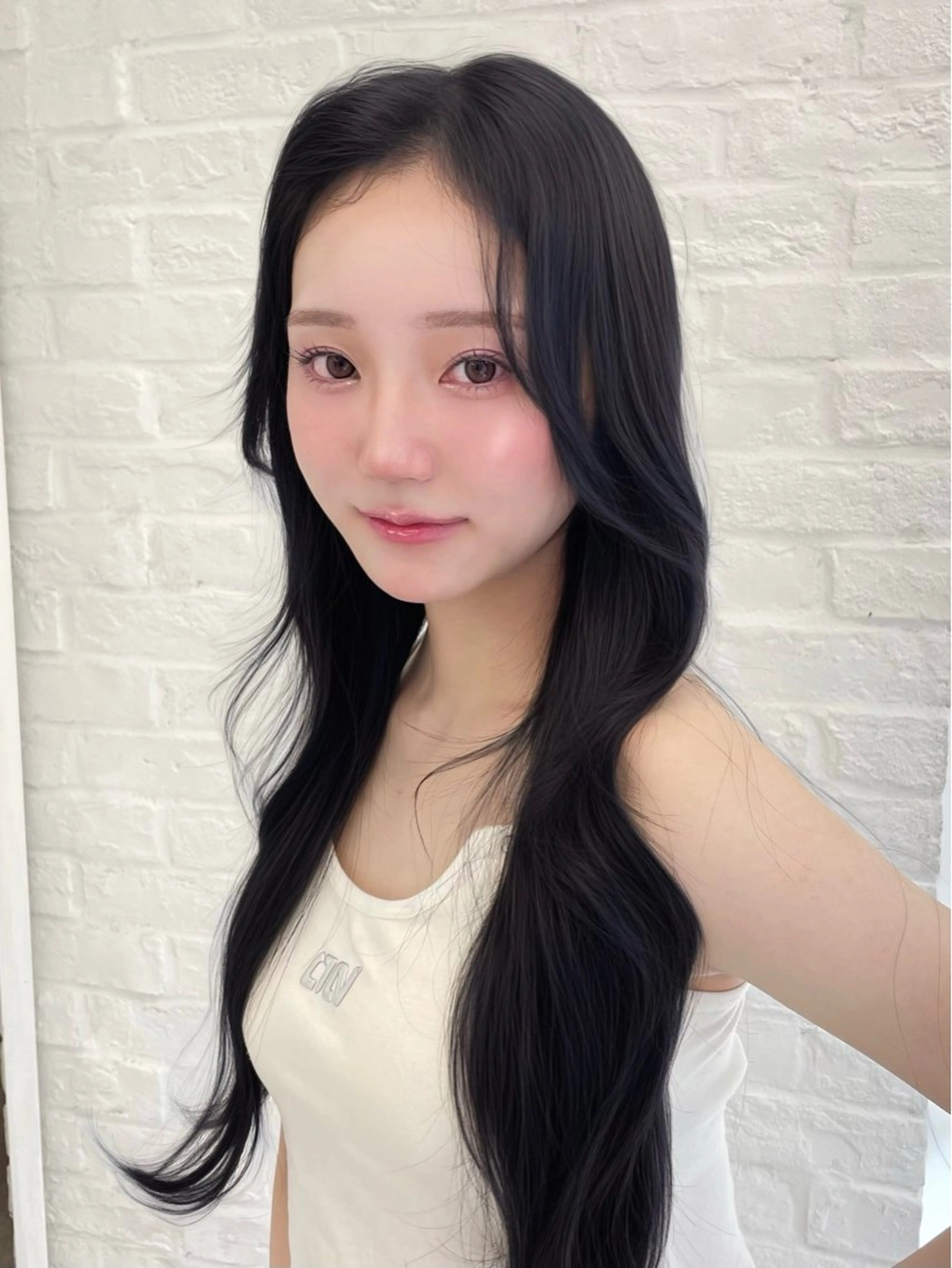 ロング カラー ヘアアレンジ カット トリートメント 韓国ガーリーヘア🎀 Sayaka🤍のヘアスタイル