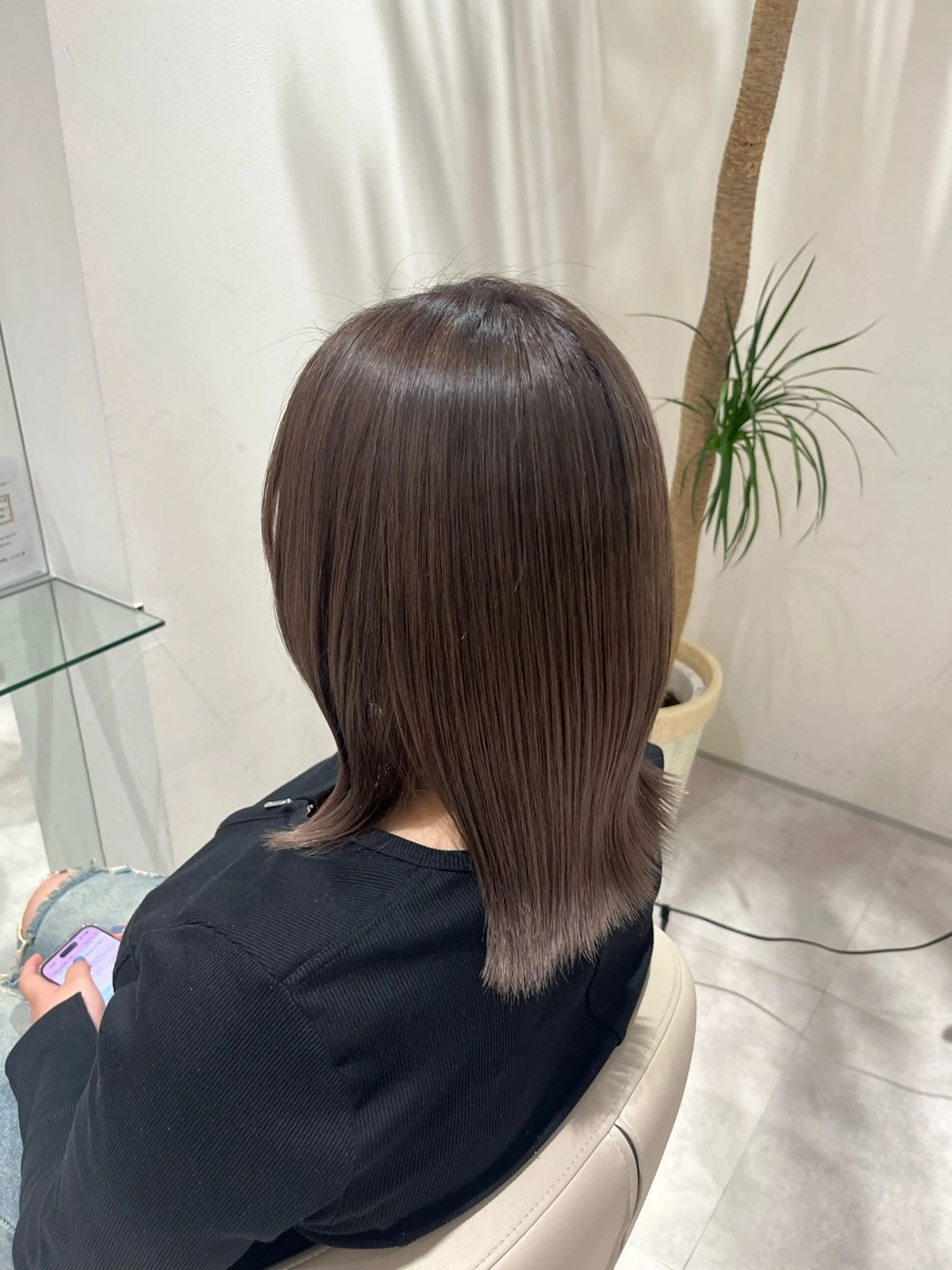 ミディアム カラー 透明感カラー FRAME Central所属・FRAME/ 武田亜弥のヘアスタイル