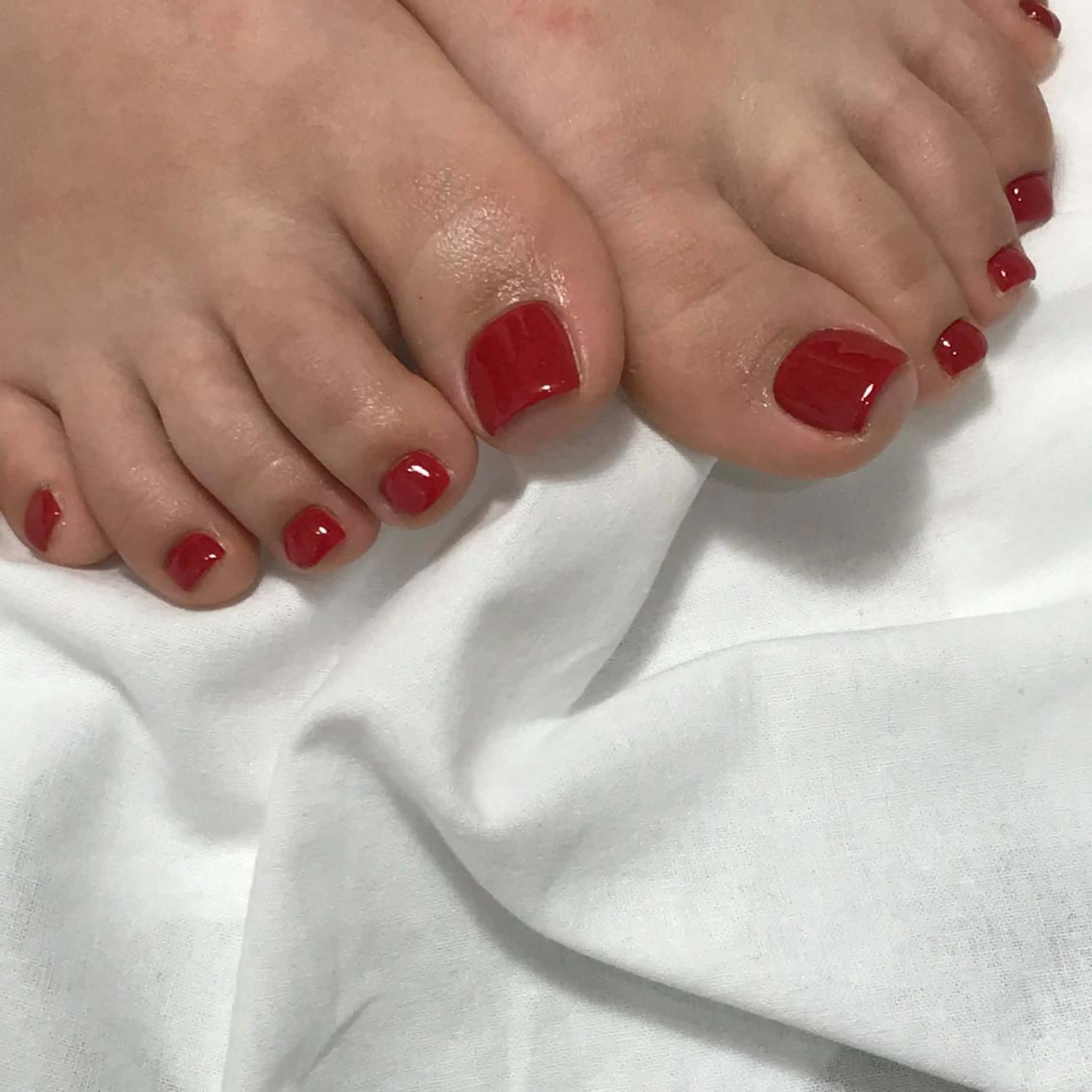 ネイル フットネイル ワンカラーネイル para ☀︎ sol by BECK所属・Para Sol nail　Maoのネイルデザイン