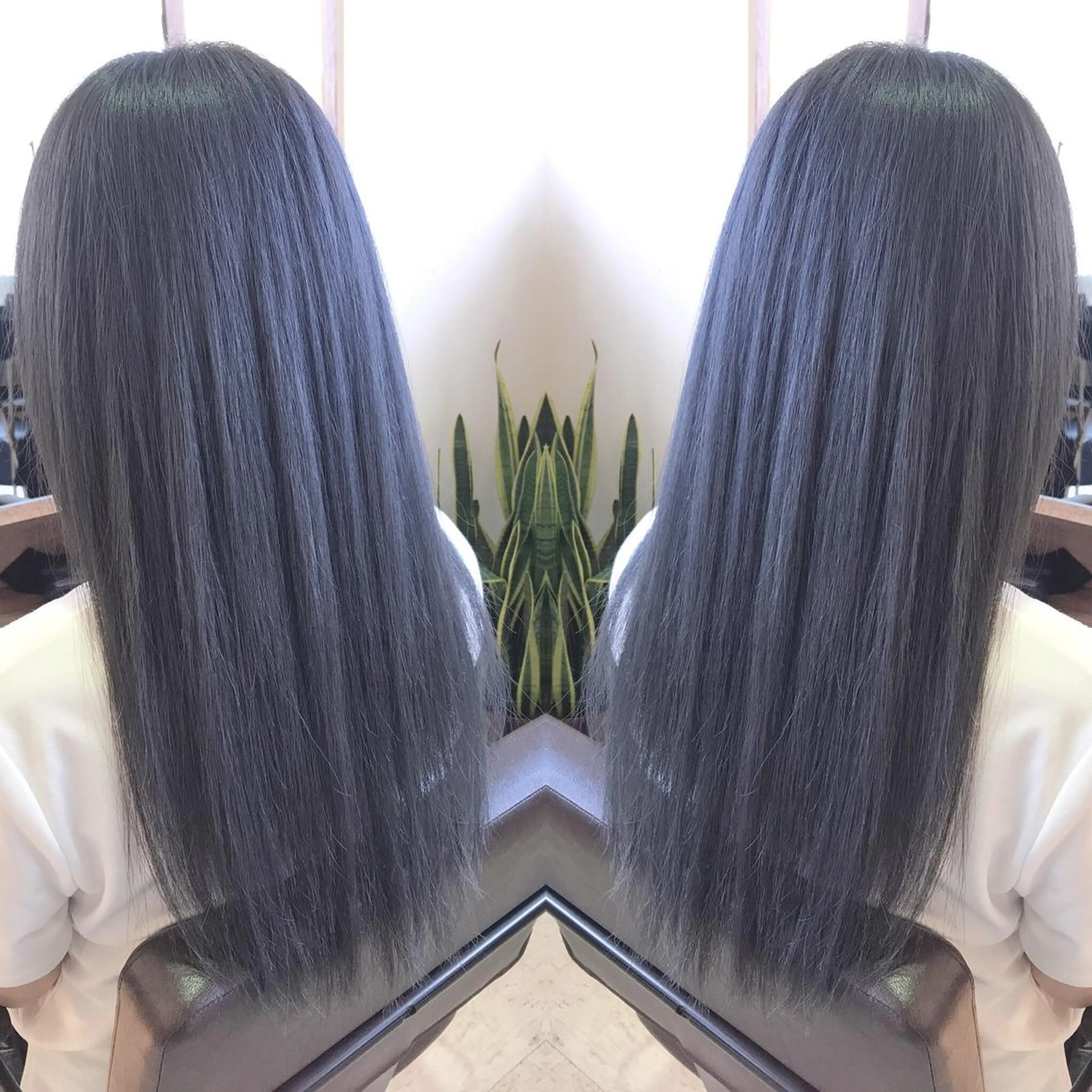 ロング カラー イルミナカラー 青木 茂樹⭐️ 透明感カラーのヘアスタイル