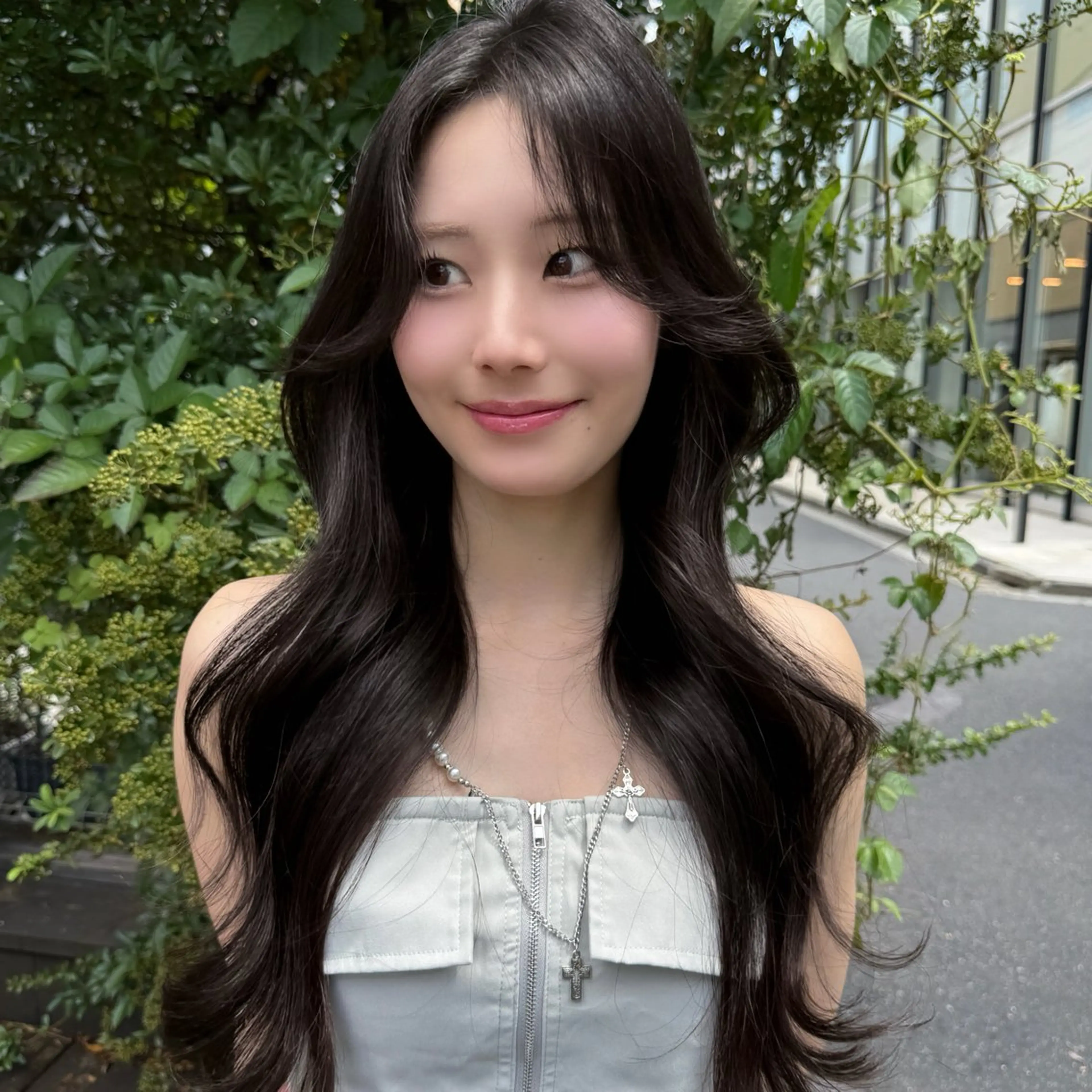 ロング カット ヘアカラー トリートメント ♡韓国/レイヤー カット/Ayana♡のヘアスタイル