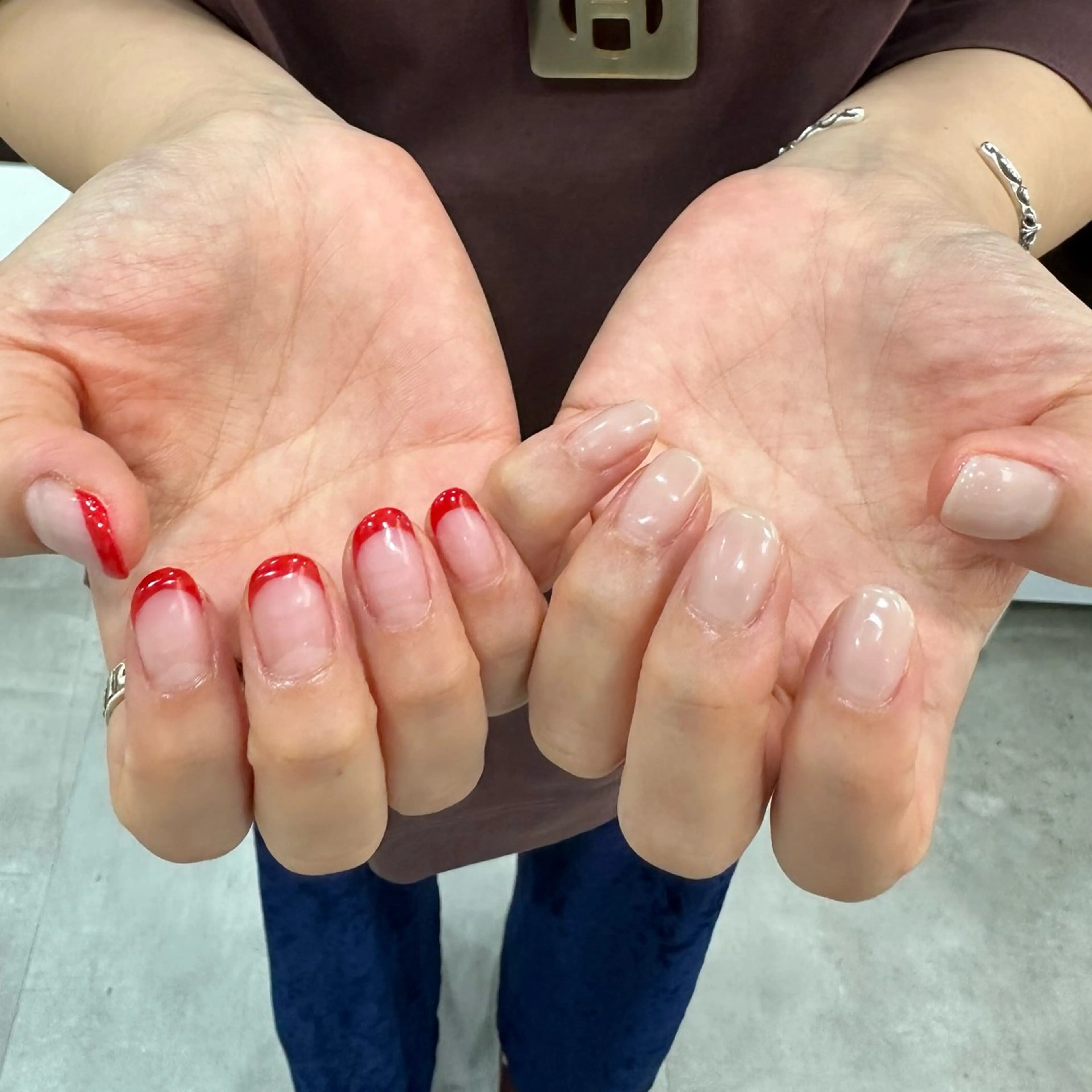 【オフあり/ 初回無料】ウォーターケア+ハンドジェル<フレンチ>の写真