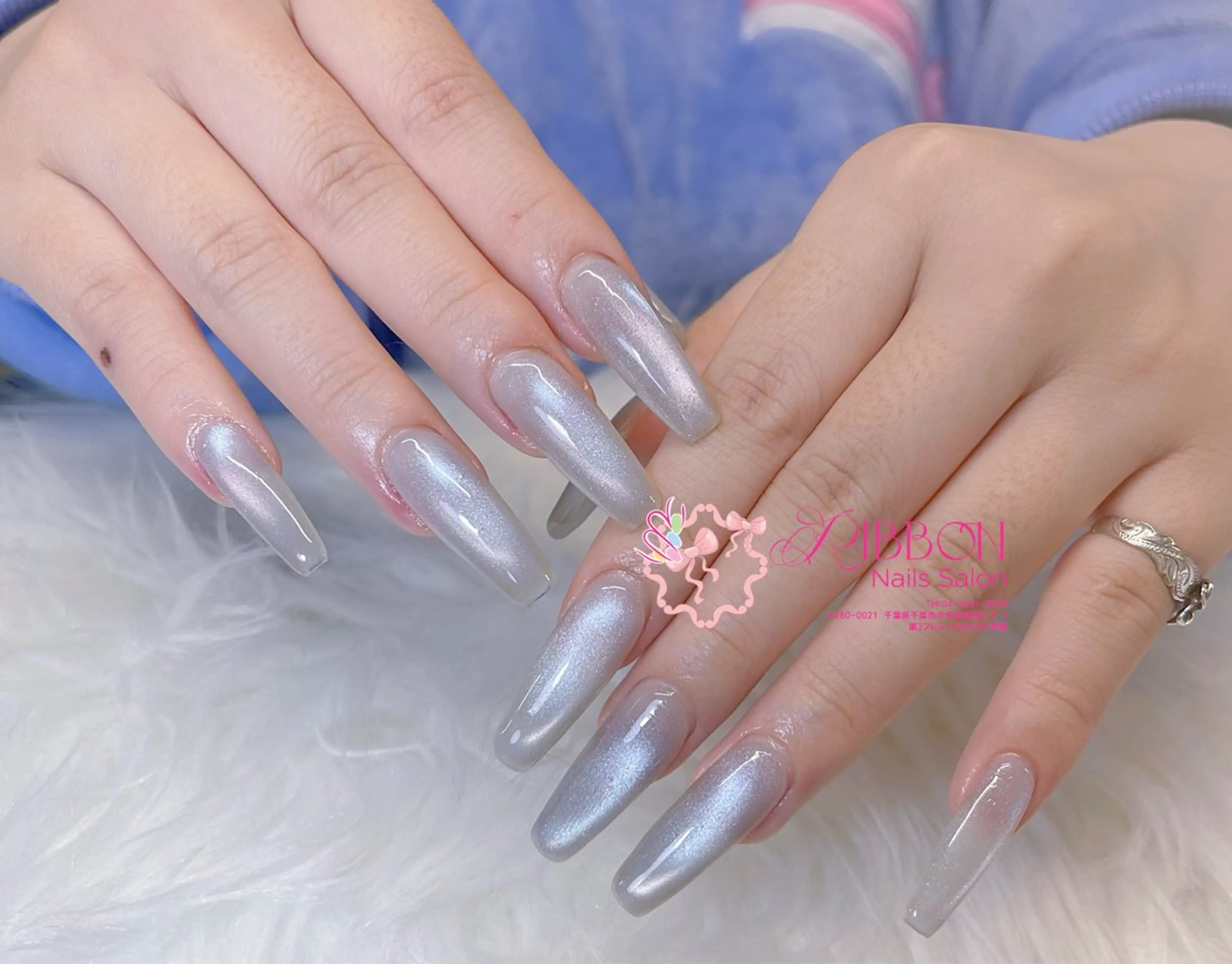 ネイル チークネイル フットネイル フレンチネイル グラデーション 韓国ネイル ハンドネイル Ribbonnail salonのネイルデザイン