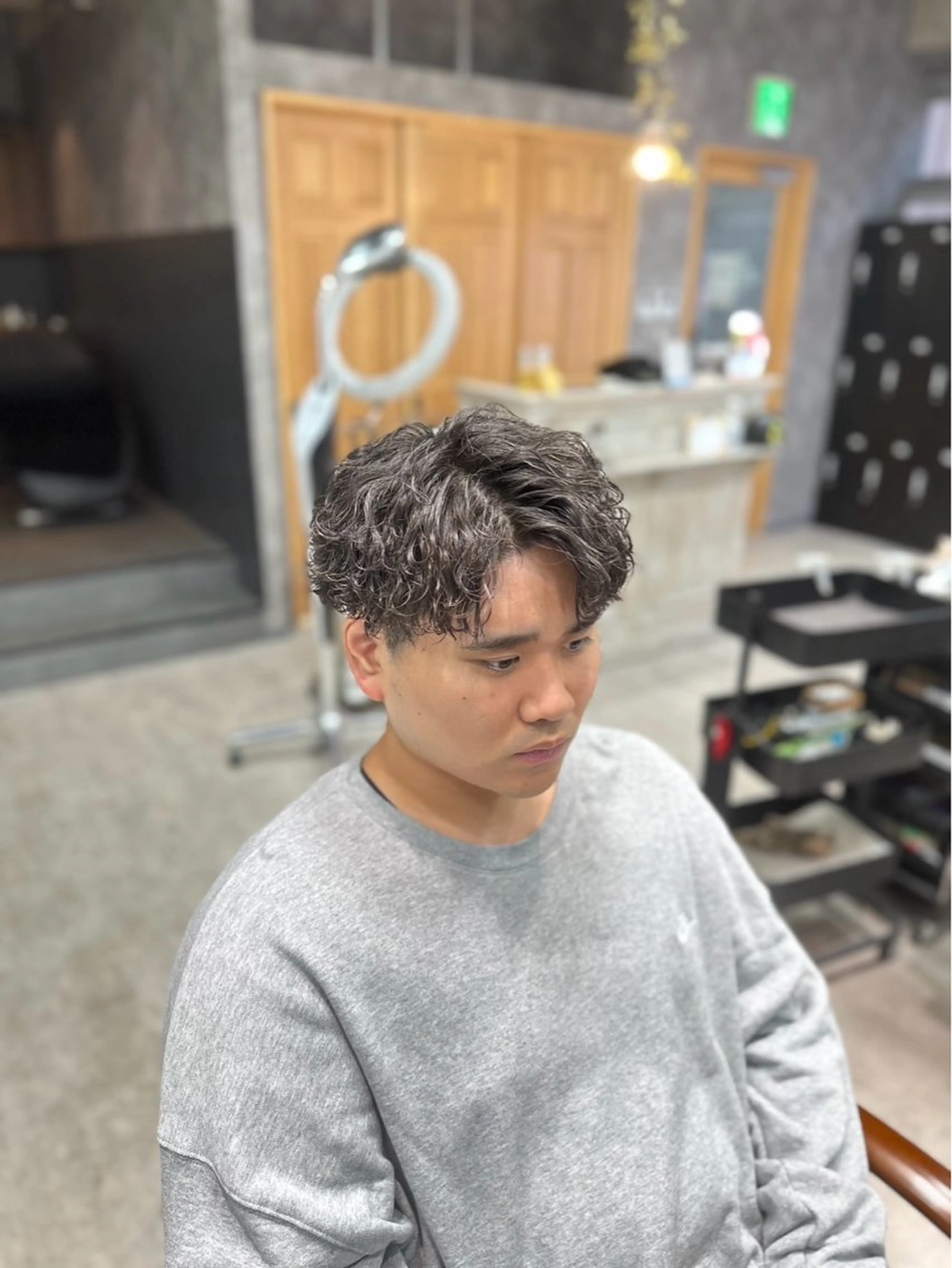 【メンズ限定🔥】カット+パーマ、明日から自分でも出来る！スタイリング方法アドバイス付きクーポン✨️の写真