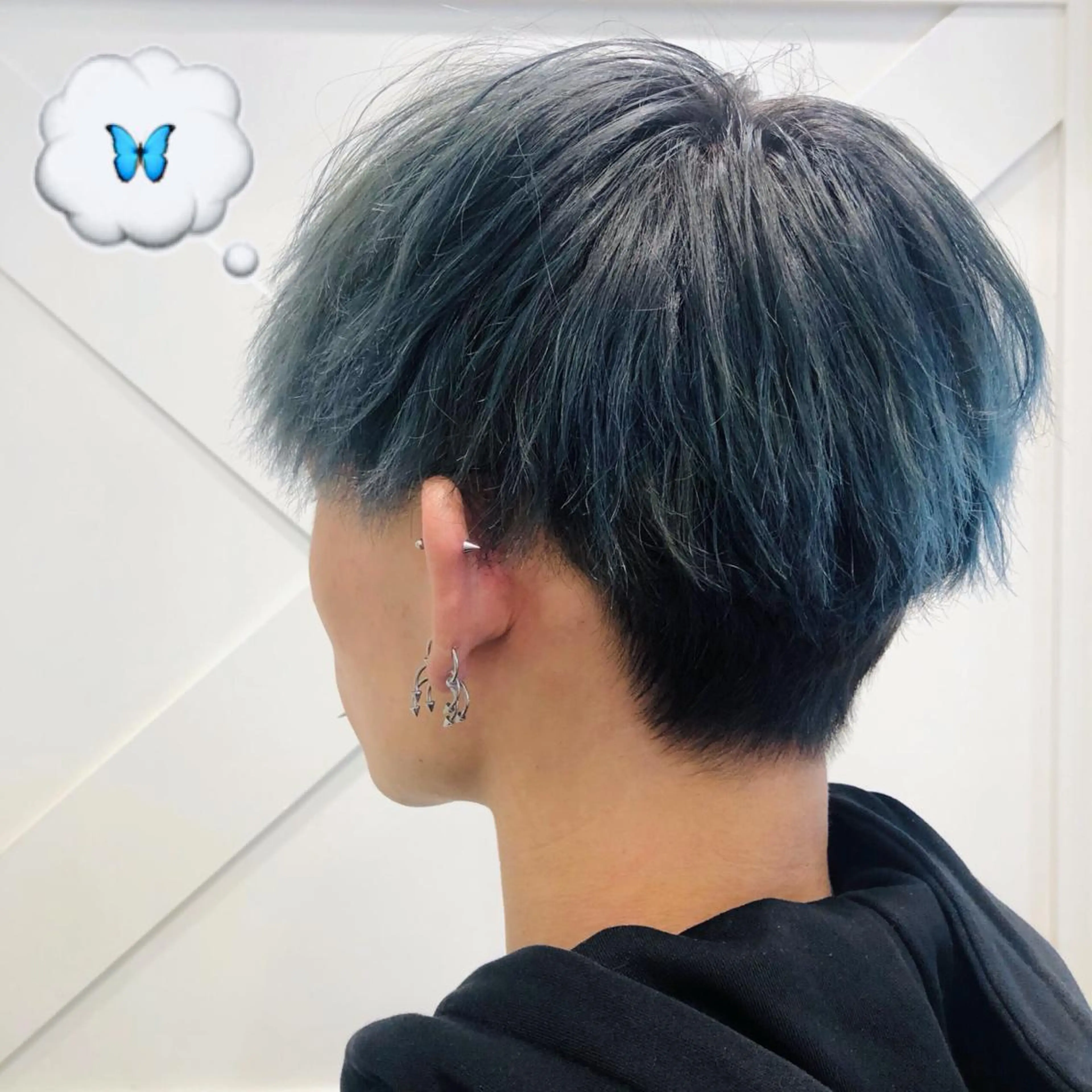 ショート カラー メンズ 🌺ウルフカット職人 新垣渚🐺のヘアスタイル