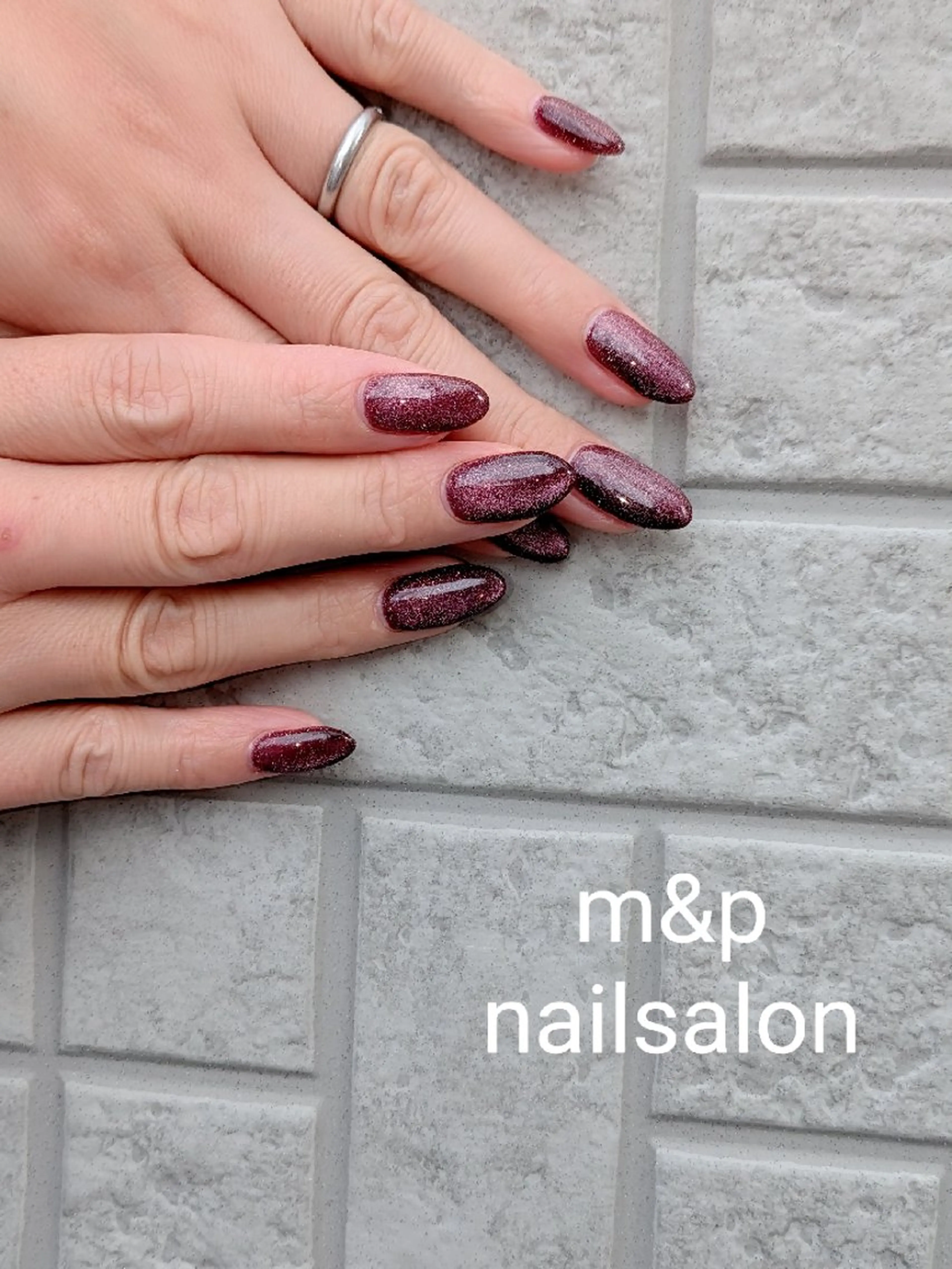 ネイル フラッシュネイル フラッシュマグ マグネットネイル m&pPrivate nailsalonのネイルデザイン