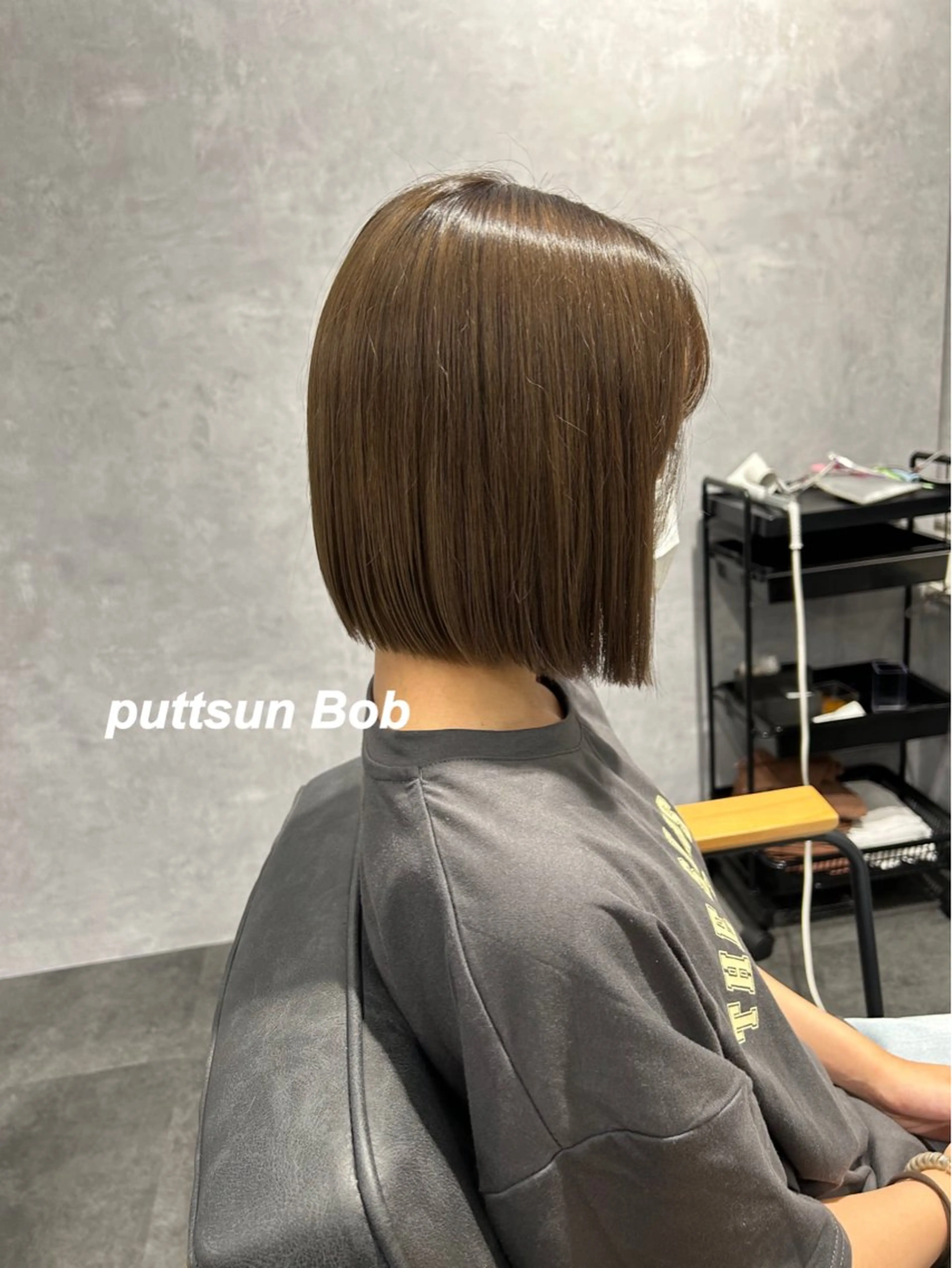 ミディアム ボブ プルエクステ/インナ ーカラー🦊はるなのヘアスタイル