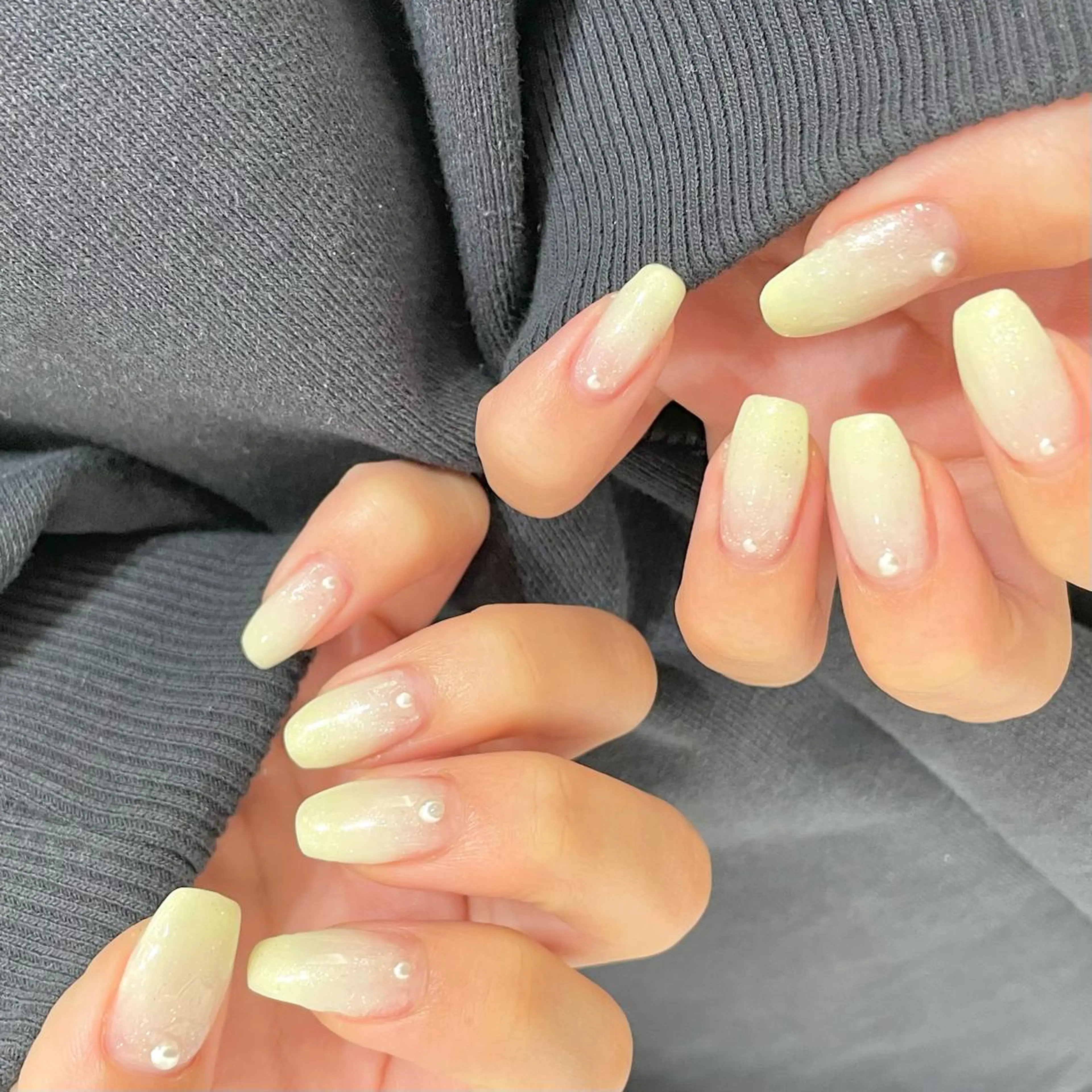 ネイル グラデーション パステルネイル PuaMo. JUNA🐇ྀིのネイルデザイン