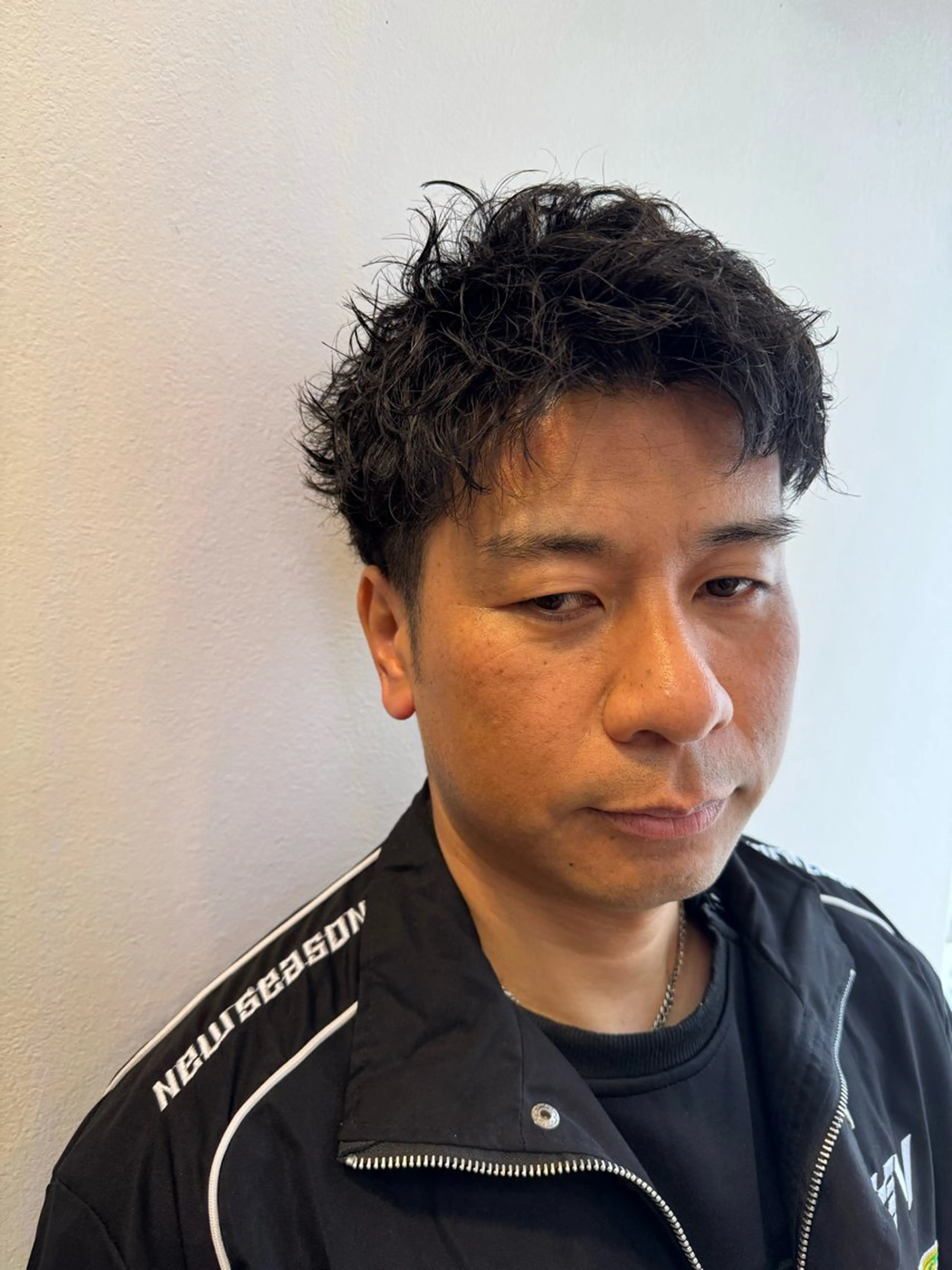 ショート ショートヘア カット パーマ 三牧 烈々のヘアスタイル