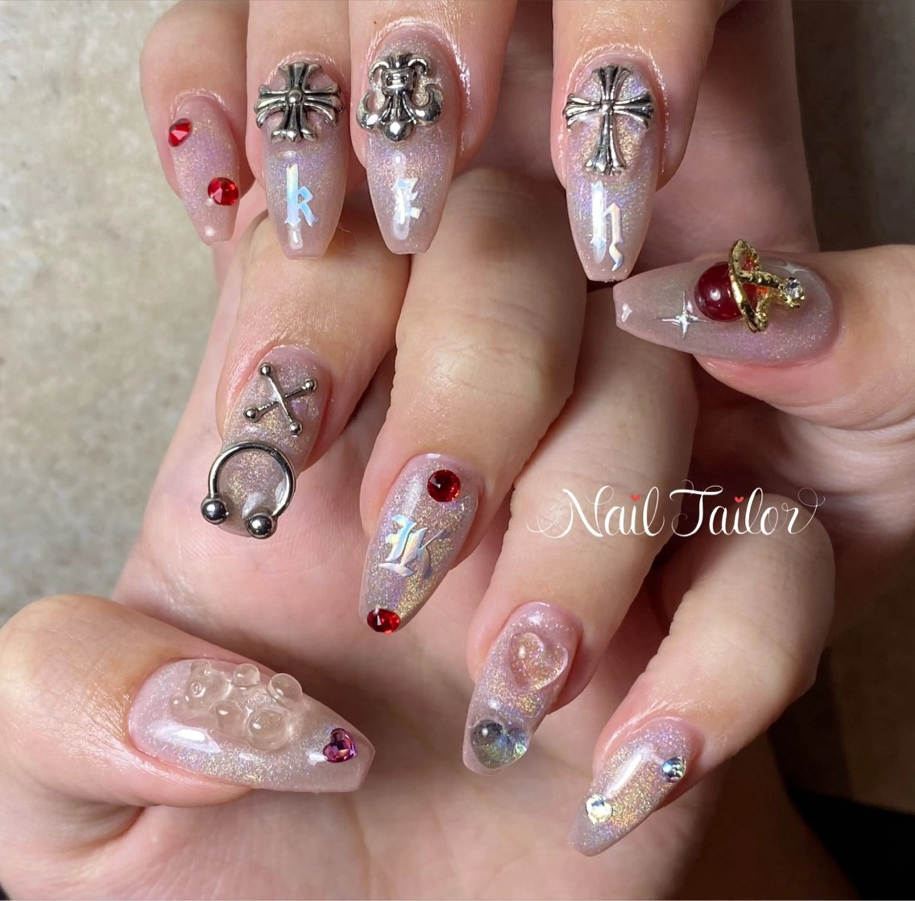 ネイル ラメ(グリッター) マグネットネイル ワンカラーネイル ハンドネイル 〜Nail Tailor〜 ネイルテイラー所属・NailTailor ネイルテイラーのネイルデザイン