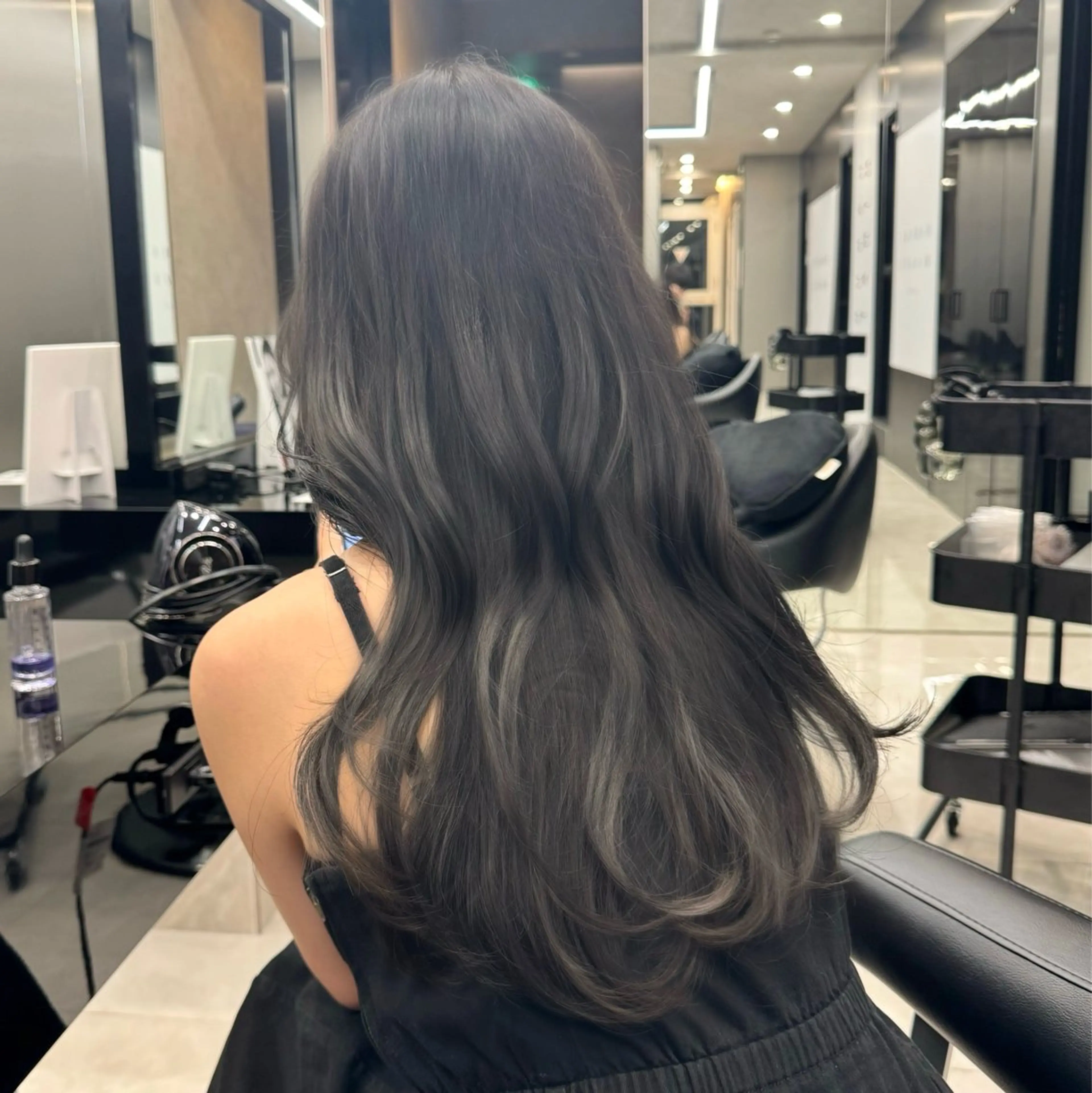 ミディアム カラー カット ヘアカラー トリートメント HARUKI MINATO Japan SENDAI所属・🌈【透明感・韓国 ヘア】がっきー🌈のヘアスタイル