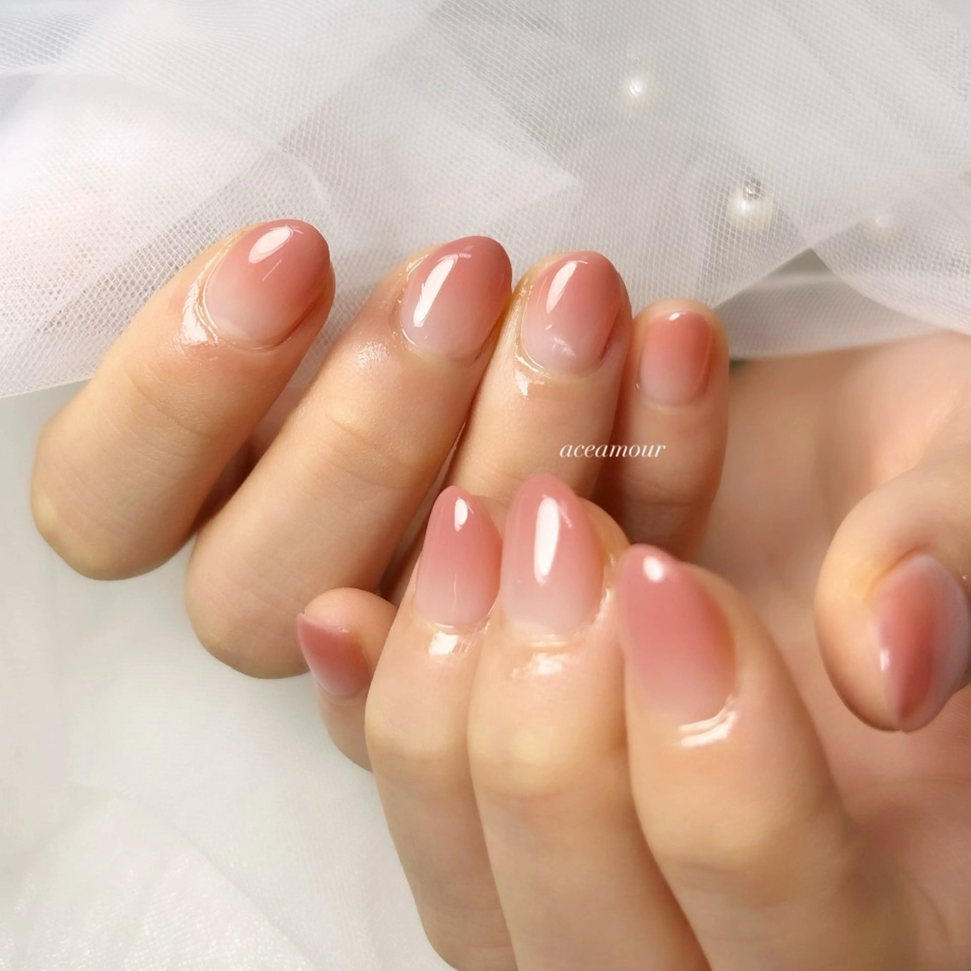 ネイル ハンドネイル ネイル/耳つぼ /新ホワイトニングのネイルデザイン