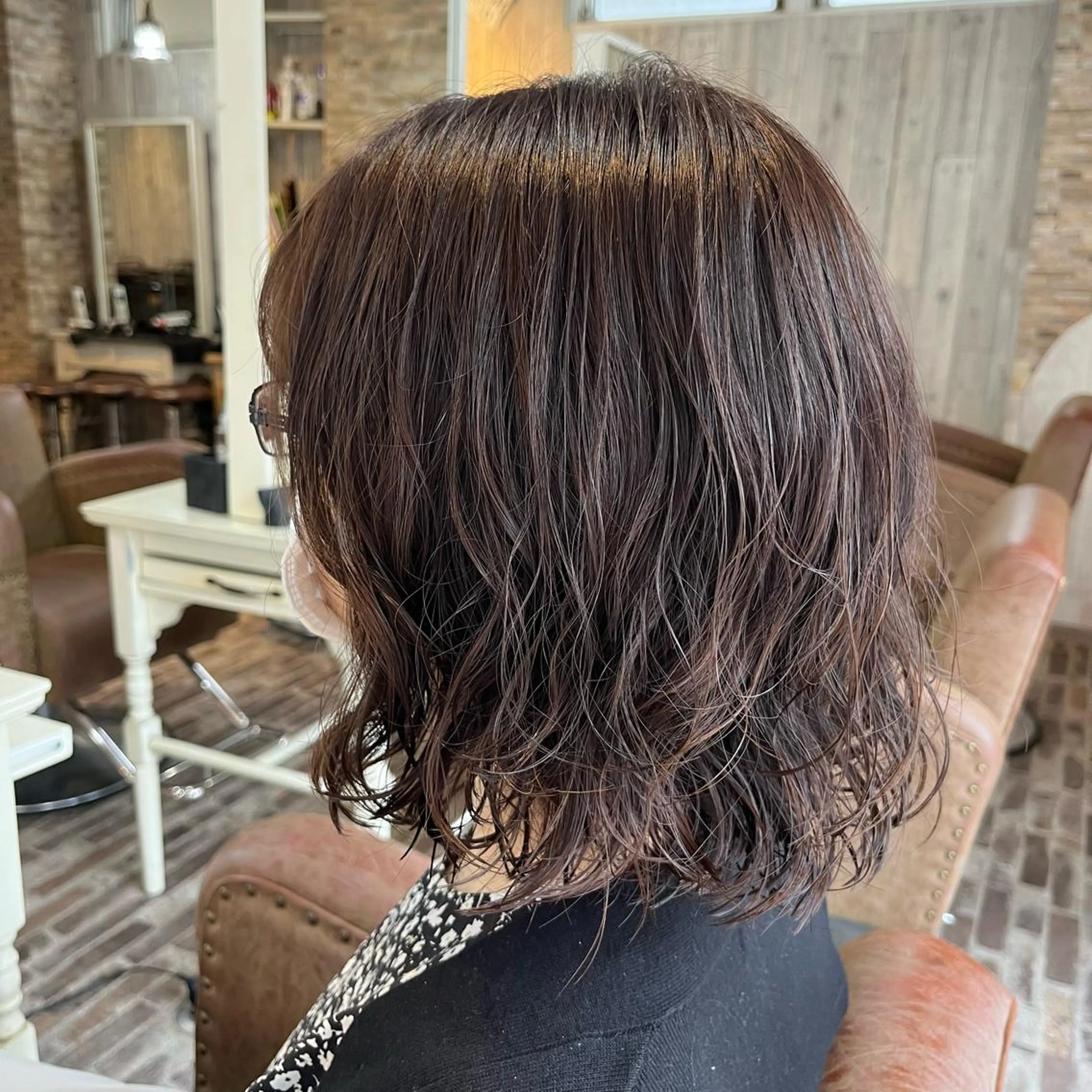 ミディアム 🌷L'oeuf 【ﾙﾌ】ホシカワ🌷のヘアスタイル