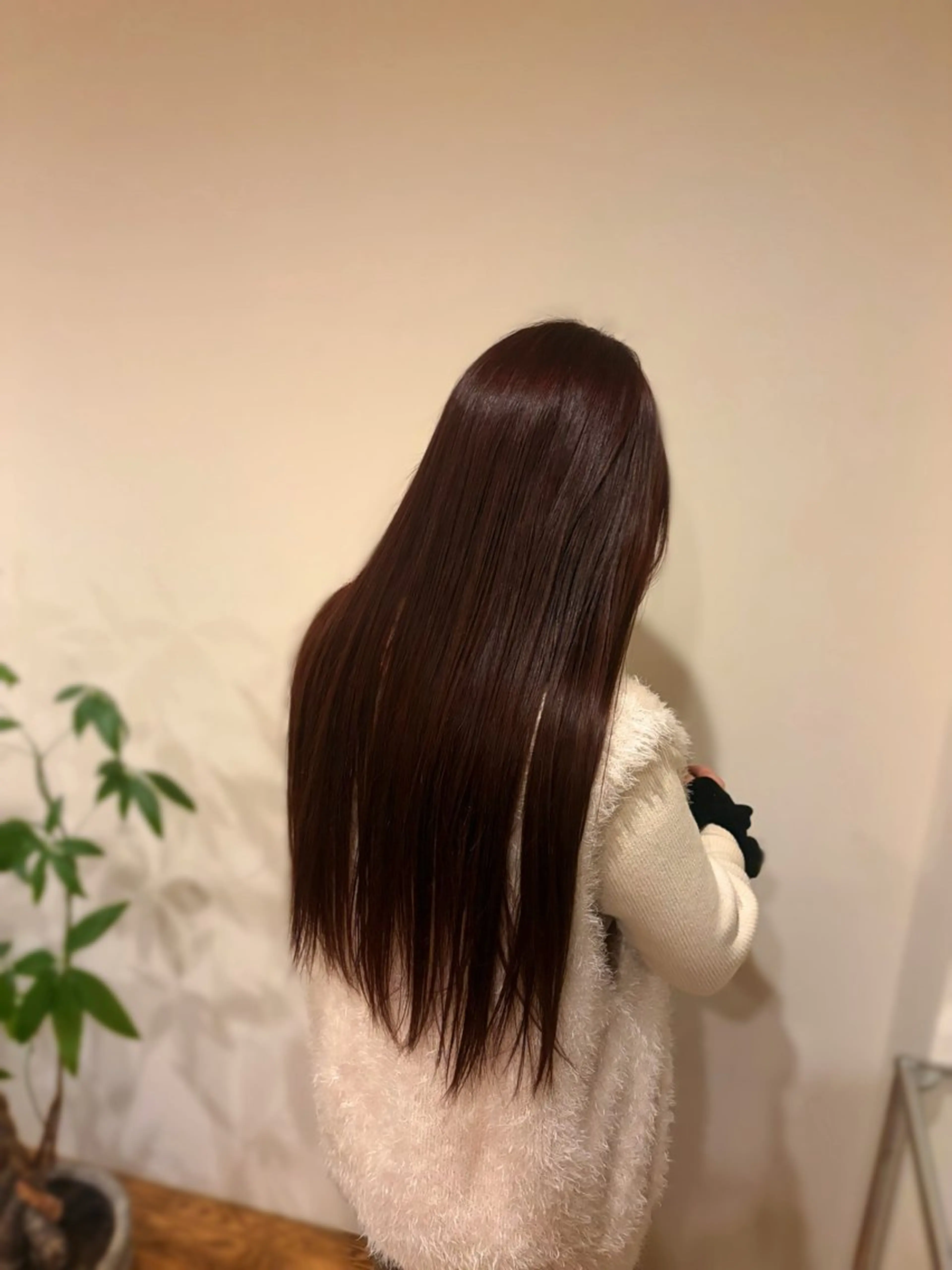 ロング カラー ヘアカラー トリートメント 朝野 美華/暖色カラーのヘアスタイル