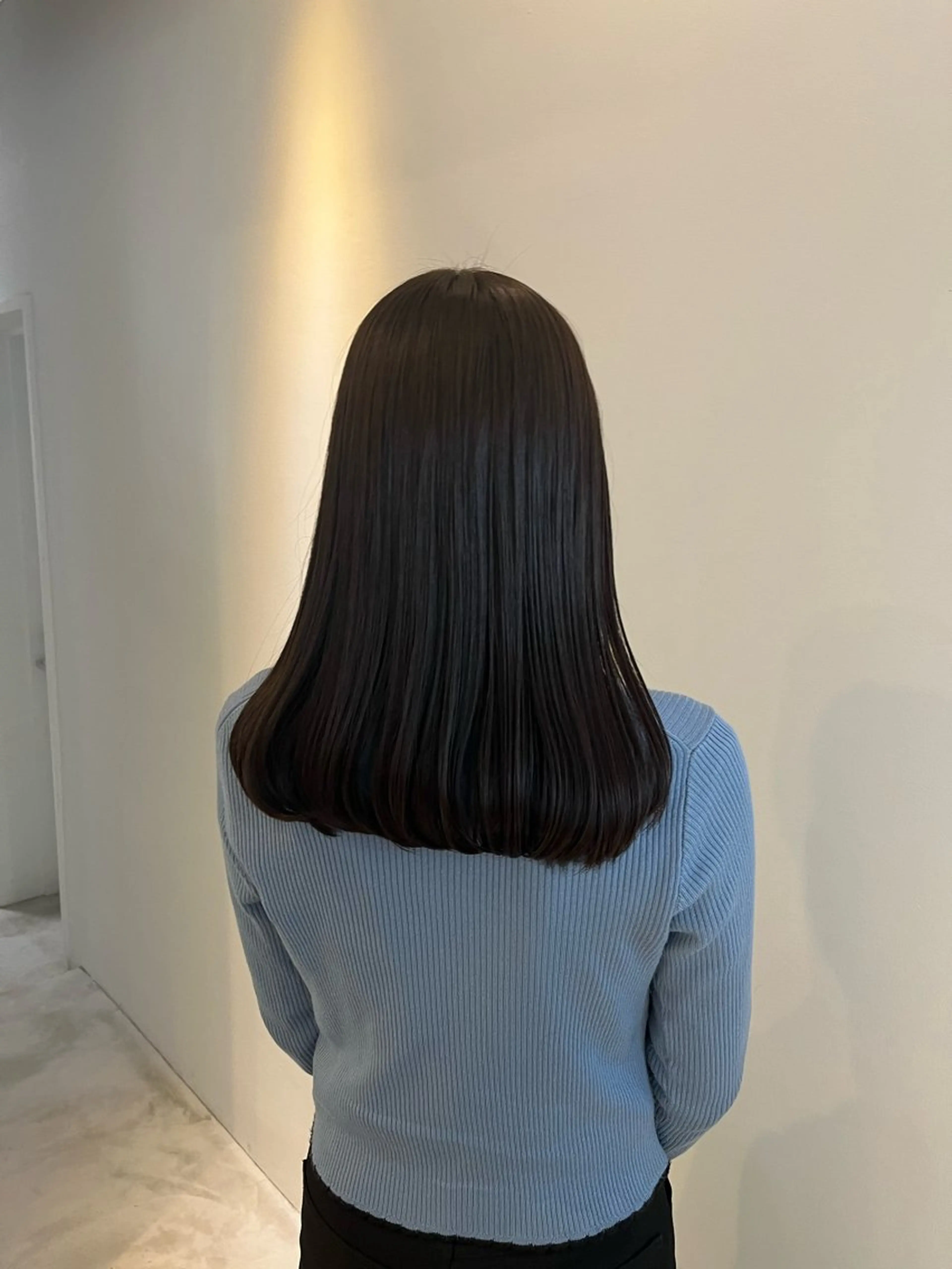 セミロング ALLYS 渋谷店所属・最高級の艶のある カラーmei🎨のヘアスタイル