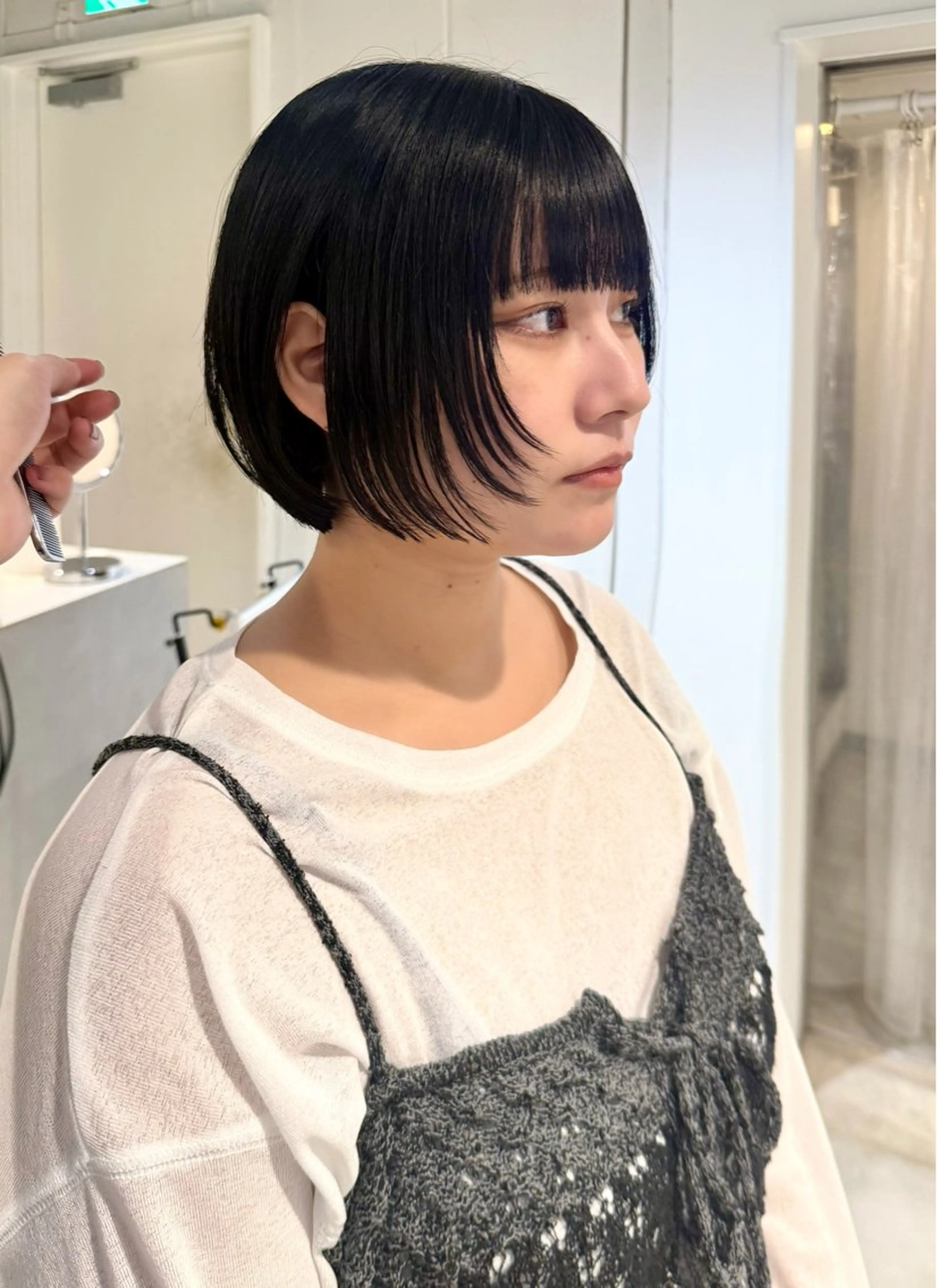 ショート カット ヘアカラー 骨格診断で絶対可愛い ✨丸みショート✨凌弥のヘアスタイル