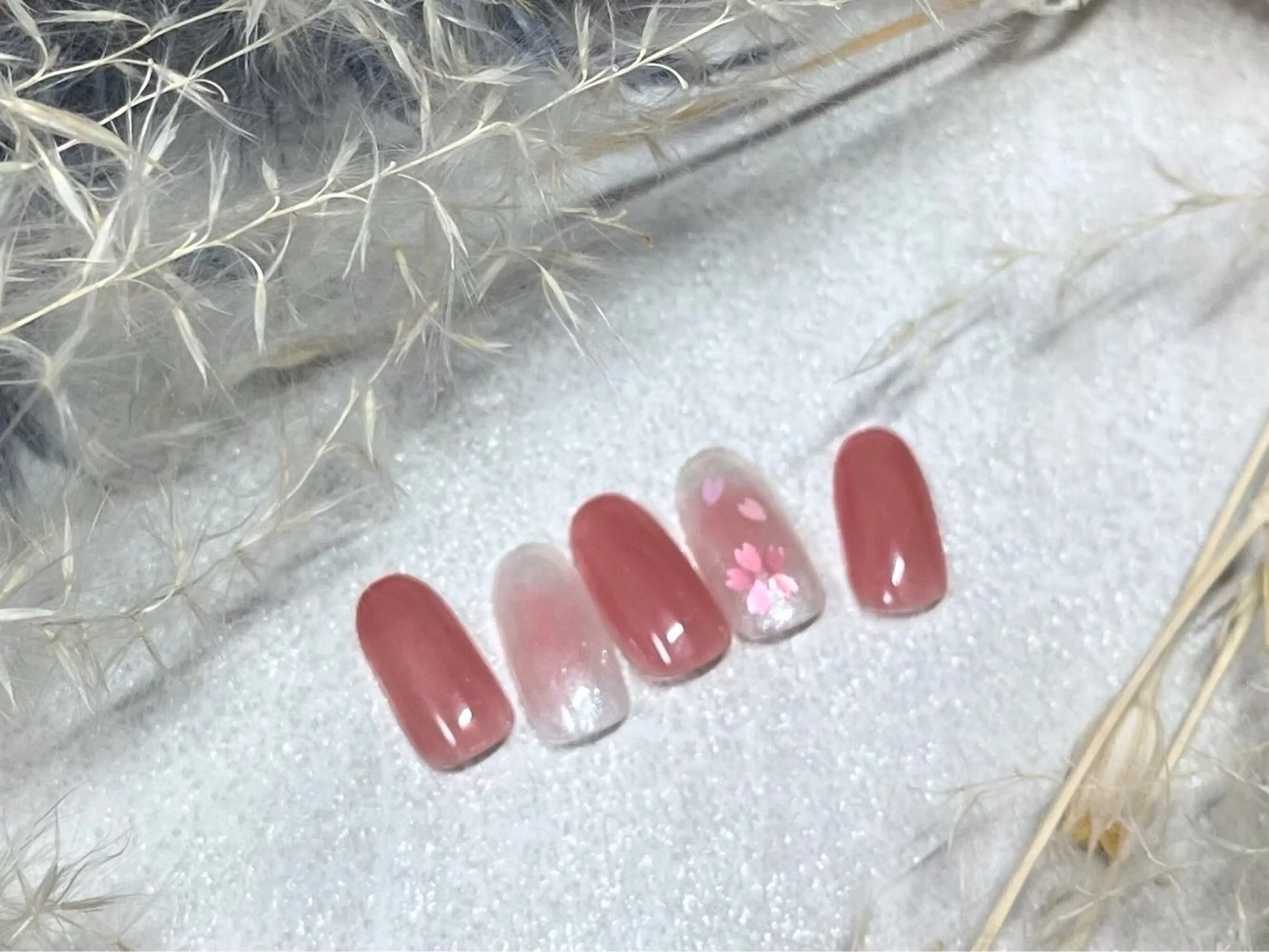 ネイル オーロラネイル フットネイル フレンチネイル ジェルネイル マグネットネイル ハンドネイル kiki nail &brow二子玉川のネイルデザイン