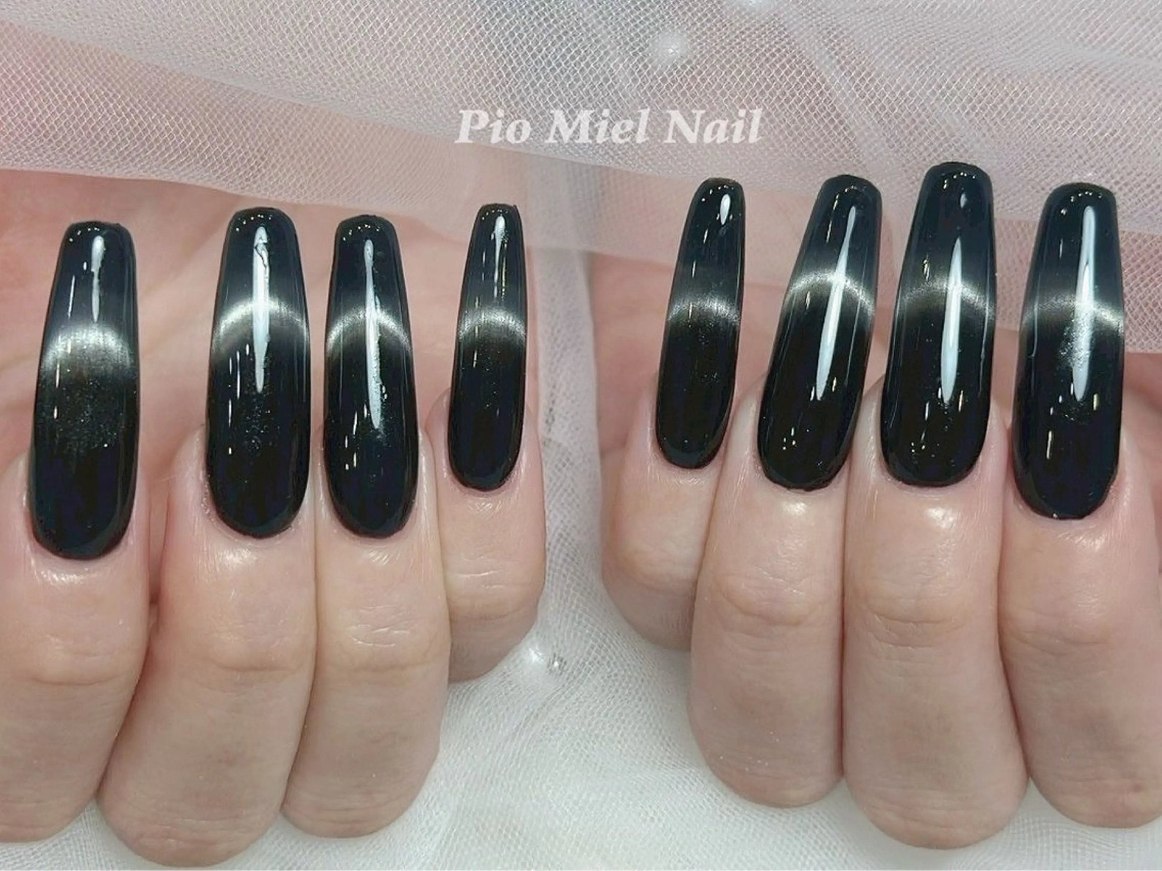 ネイル ハンドネイル HANA 長さだしのネイルデザイン