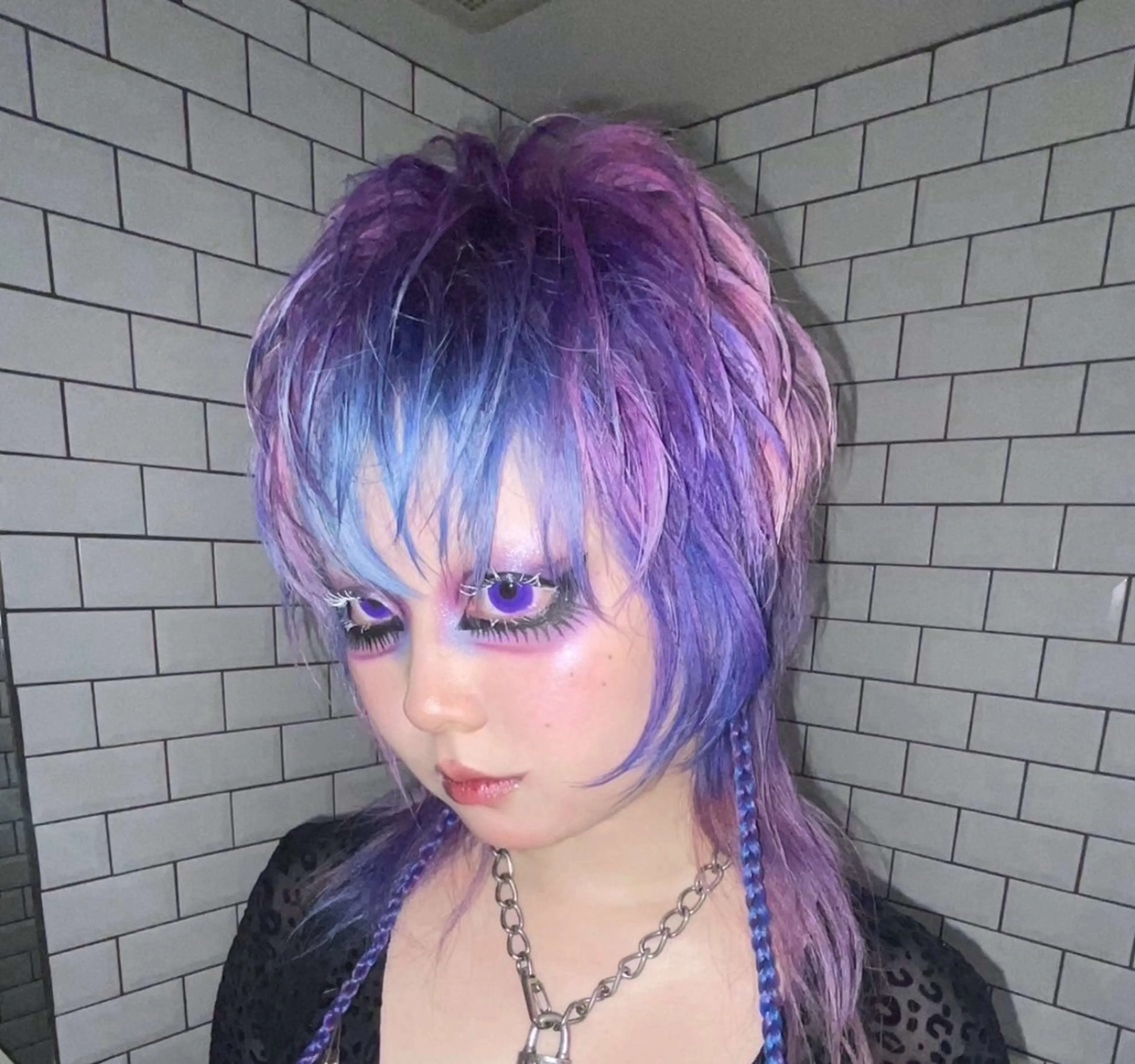 ミディアム カラー ヘアカラー こだわりハイトーン/ ケアブリーチ/岸のヘアスタイル