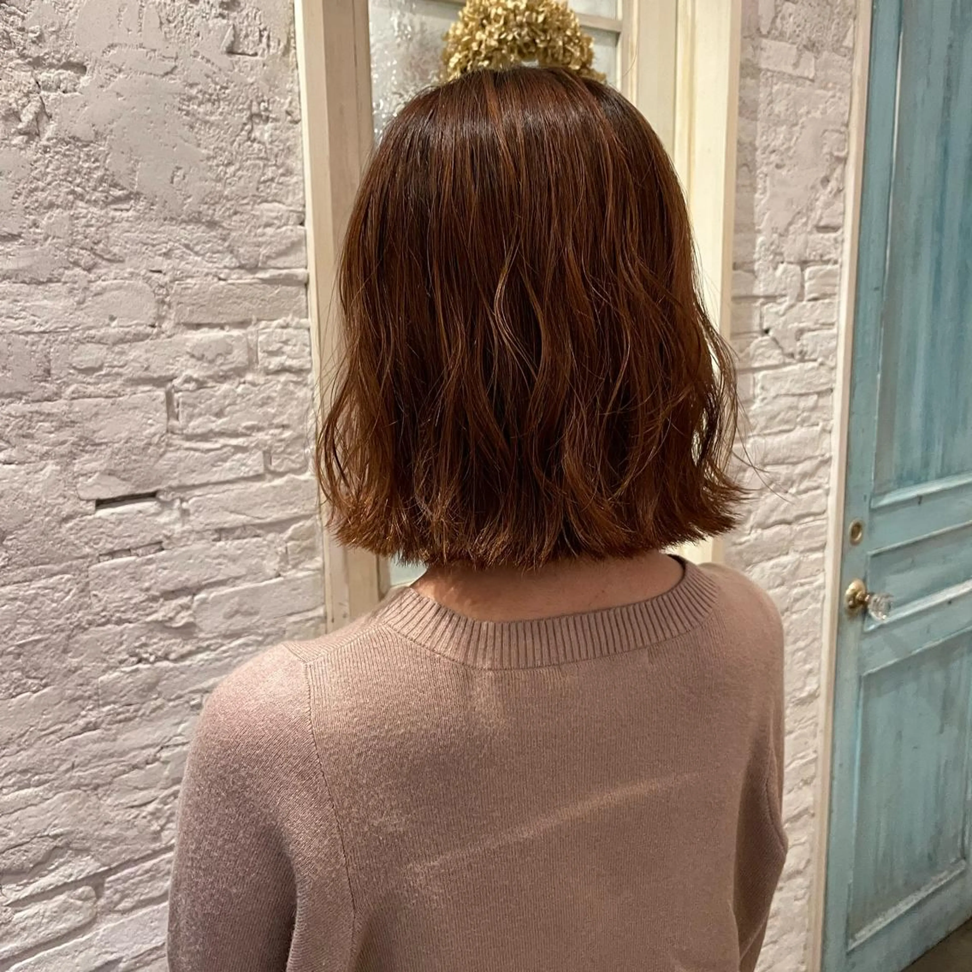 ミディアム 🫧ハイトーン/ レイヤー/望月涼🫧のヘアスタイル