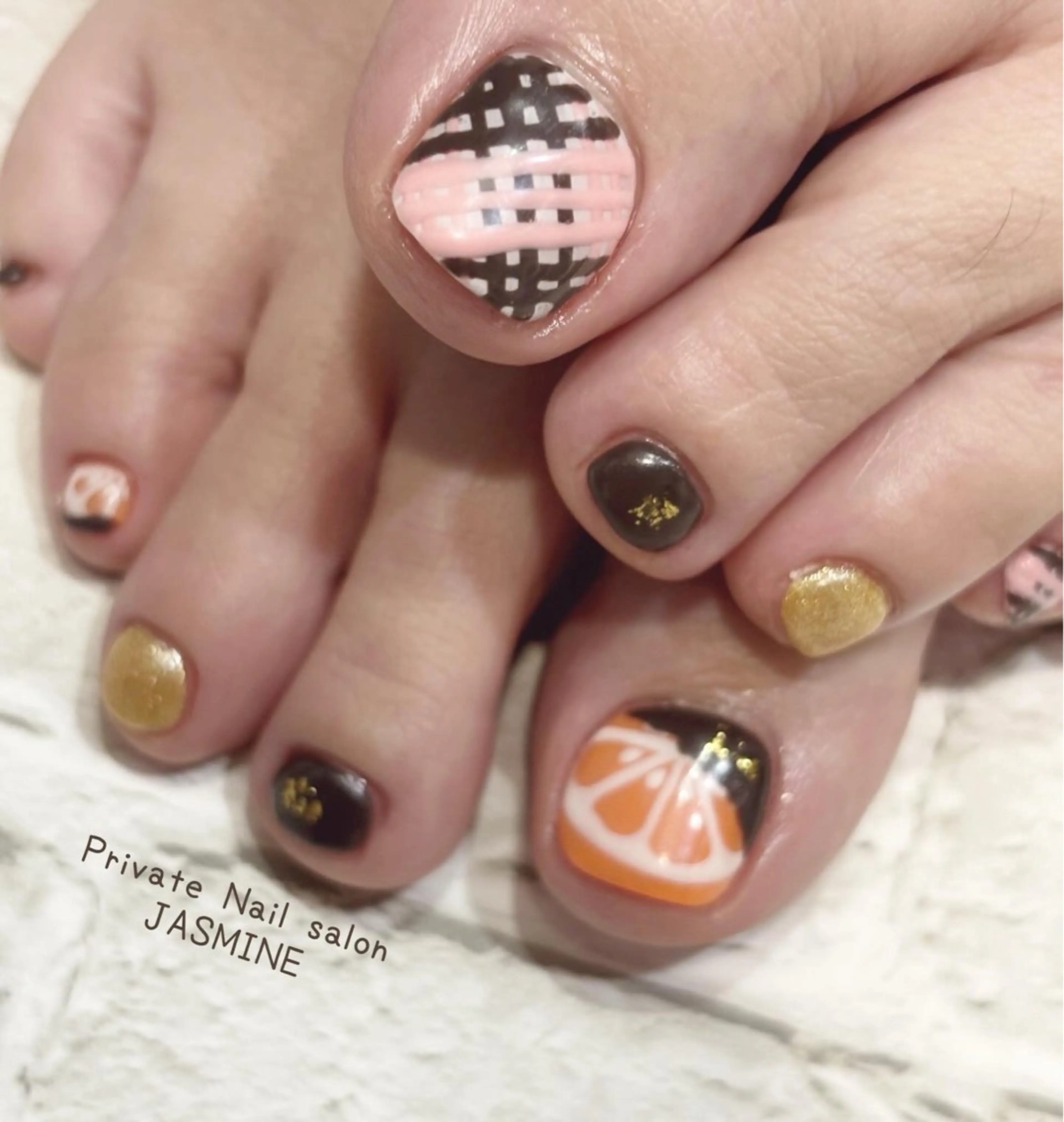 ネイル フットネイル バレンタイン Nail salon JASMINEのネイルデザイン
