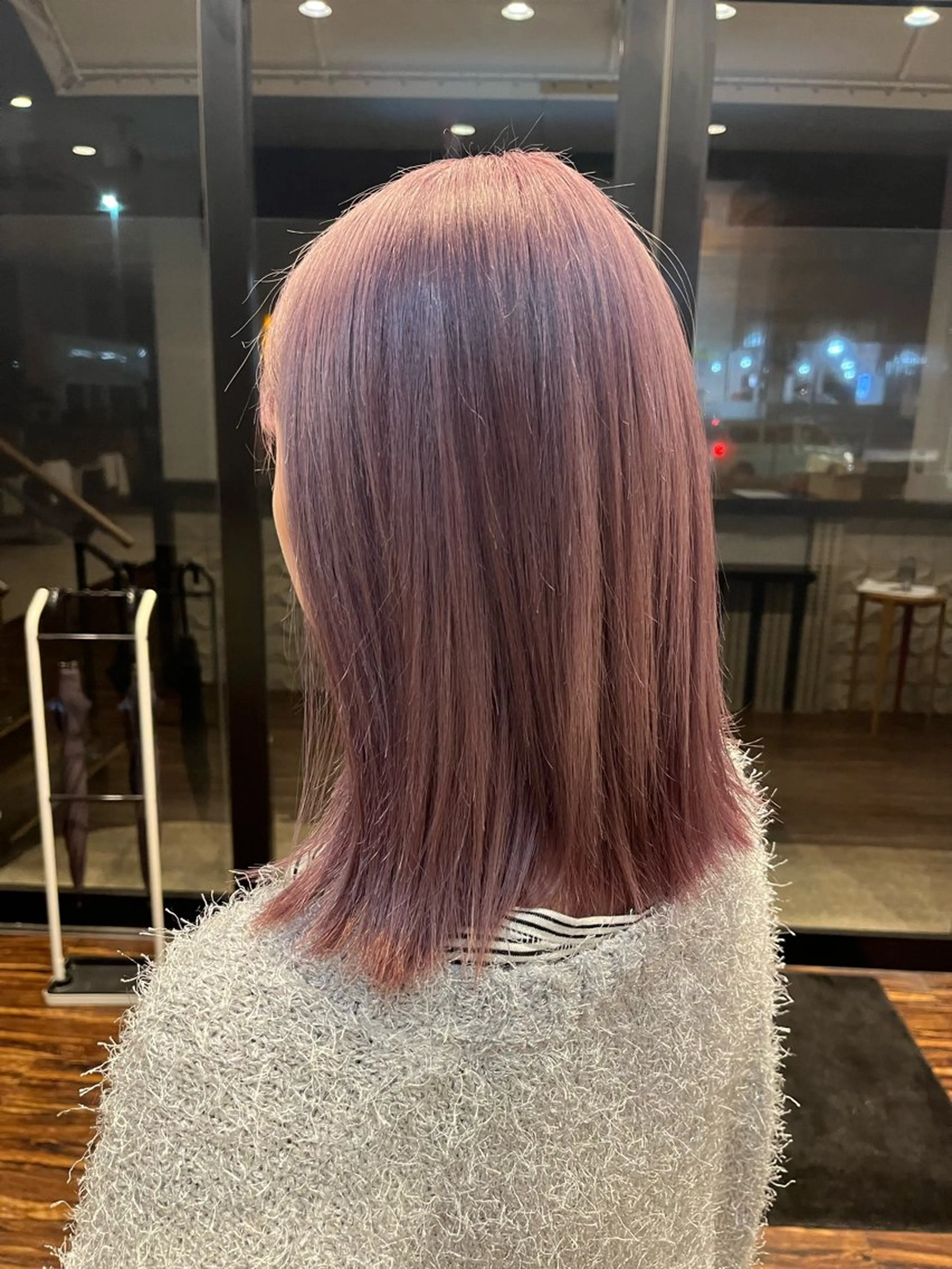 ミディアム カラー ブリーチ ピンクカラー MAJOR所属・野呂 育摩のヘアスタイル