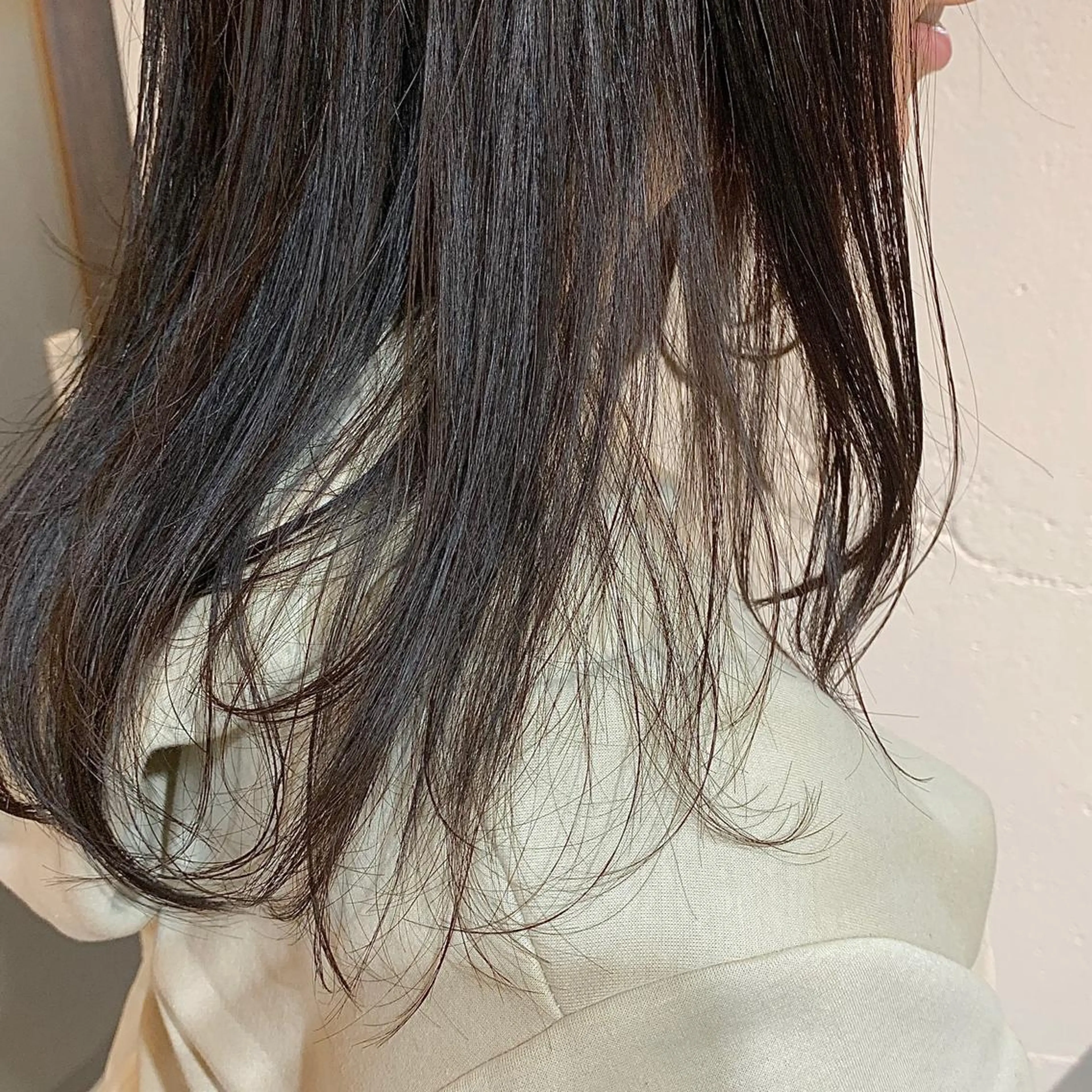 ロング カラー ヘアアレンジ 縮毛矯正 トリートメント GO TODAY シェアサロン 表参道Flos店所属・nishi fuyumiのヘアスタイル