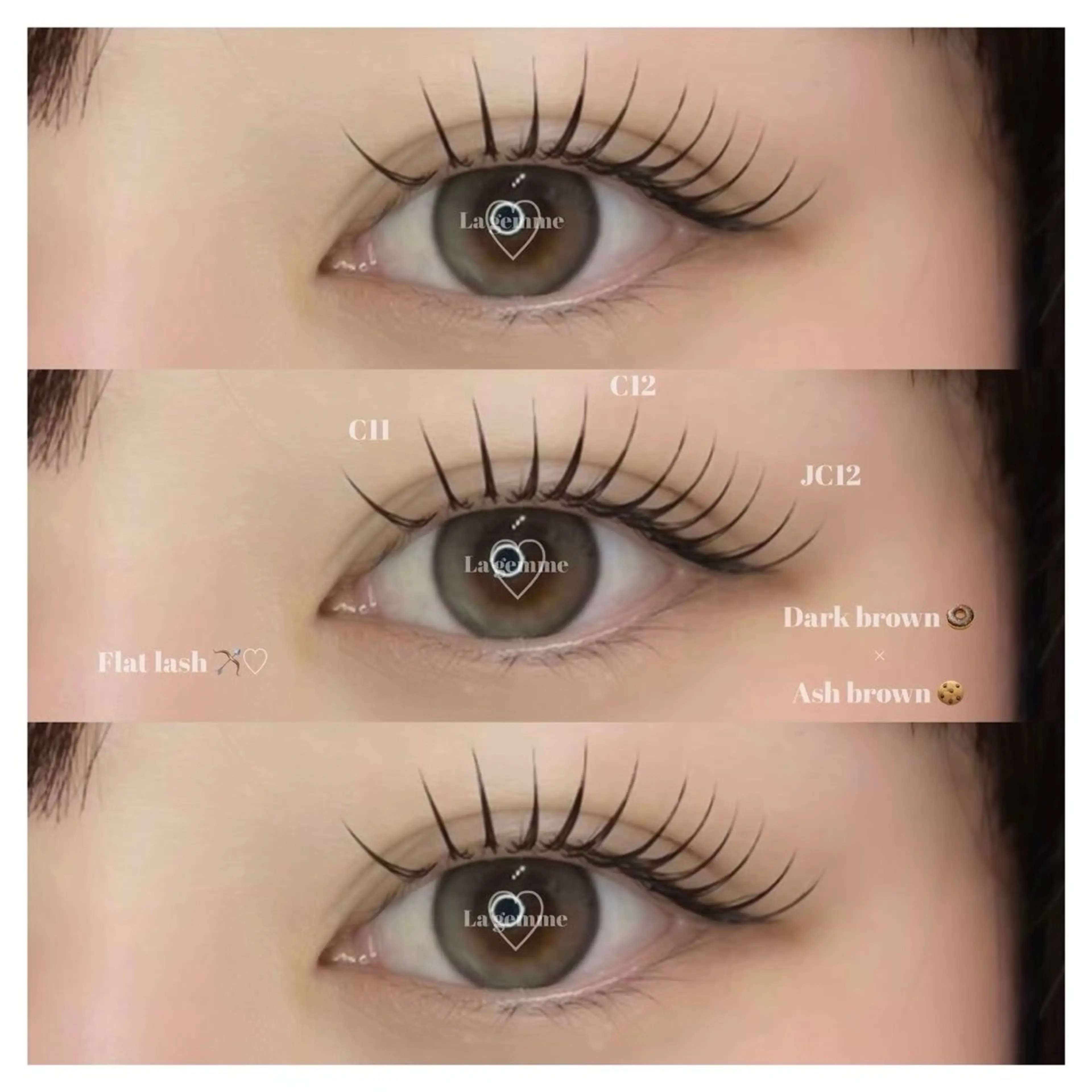 🦋【美容液コーティング付き】フラットラッシュ80本の写真