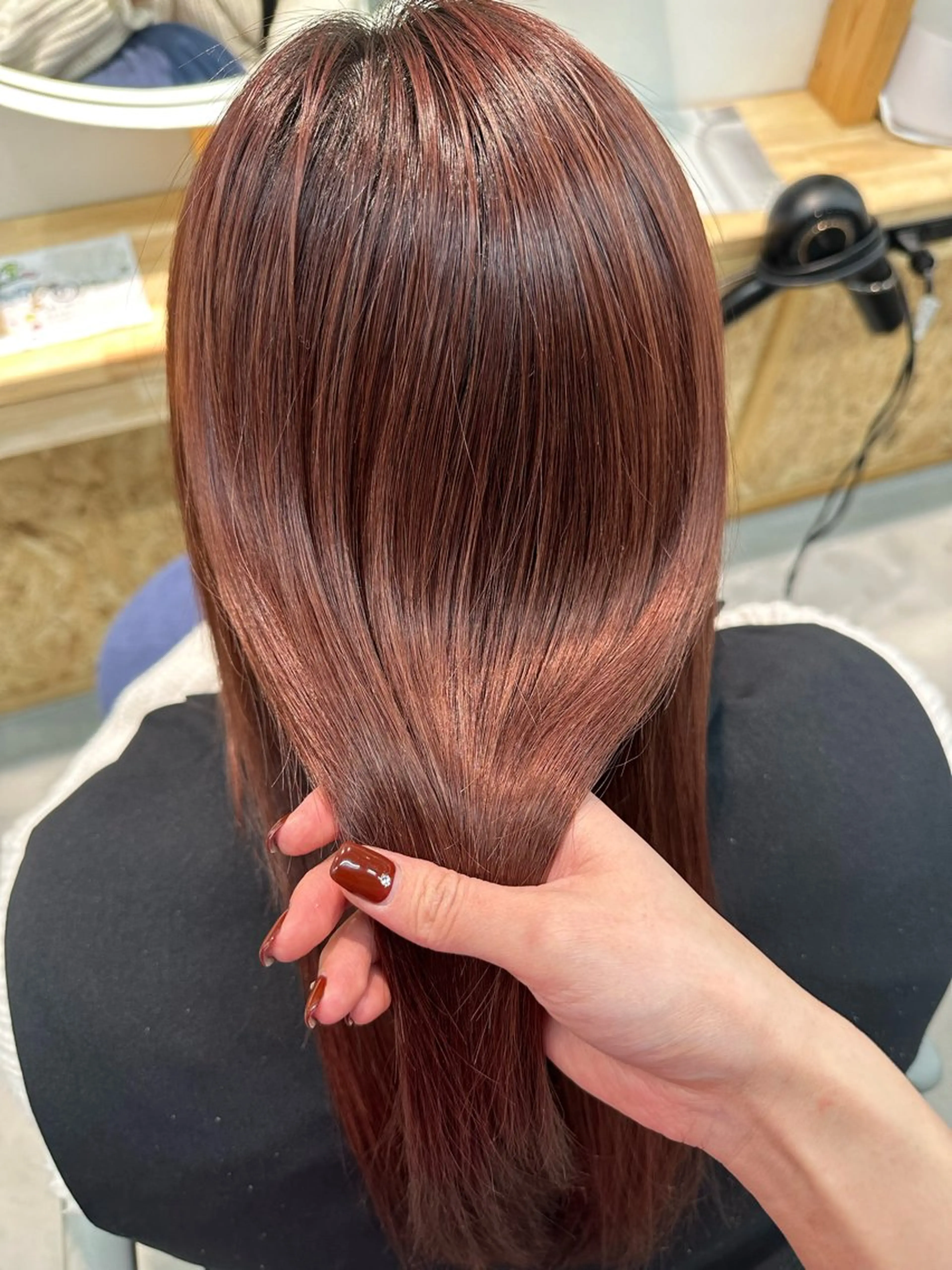 ロング トリートメント 酸熱トリートメント 松本 莉央のヘアスタイル