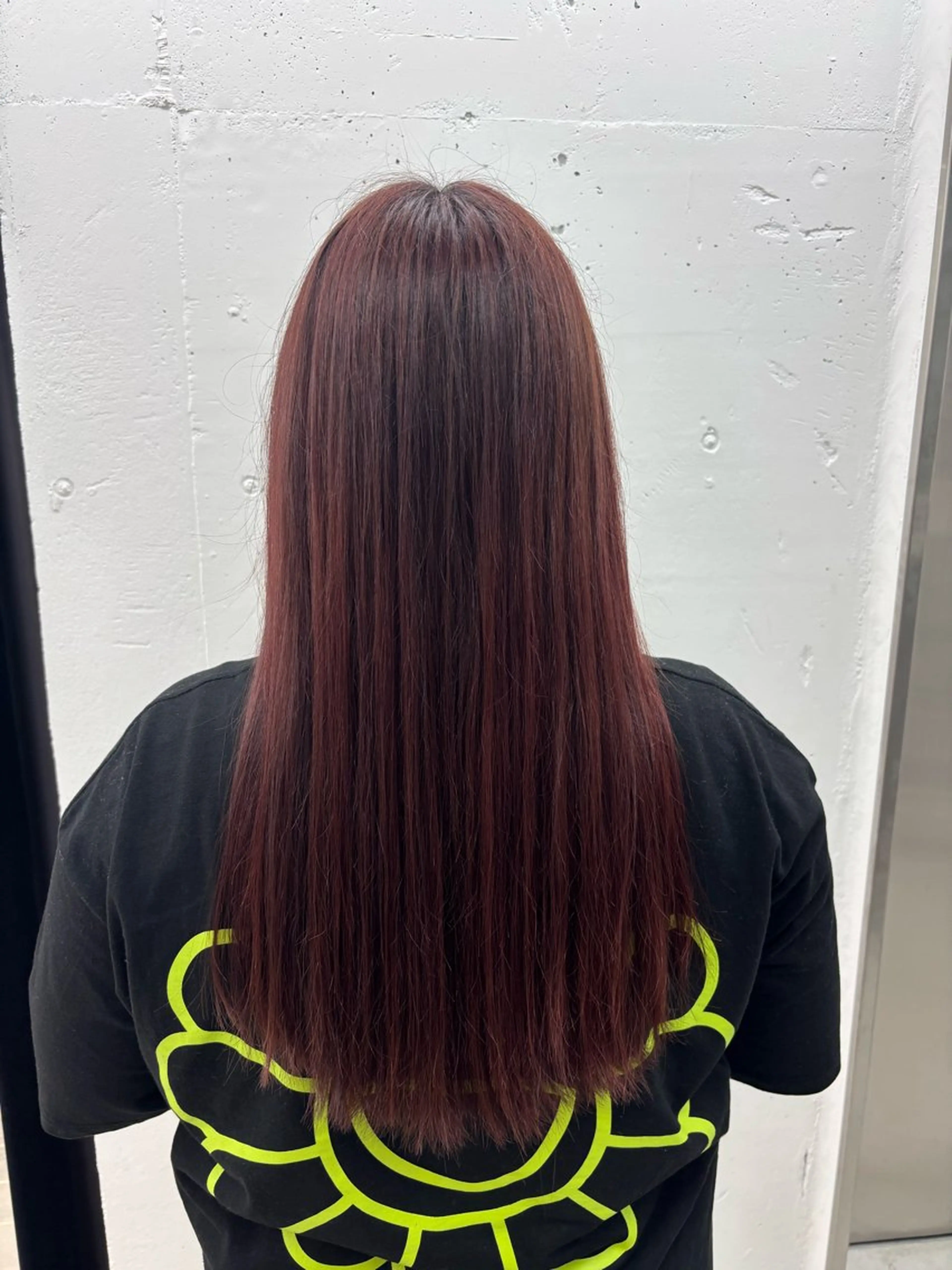 ロング カラー ブラウンカラー レッドカラー レッドブラウン ヘアカラー トリートメント ヘッドスパ 🌼あいり🌼 JILLSTUDIOのヘアスタイル