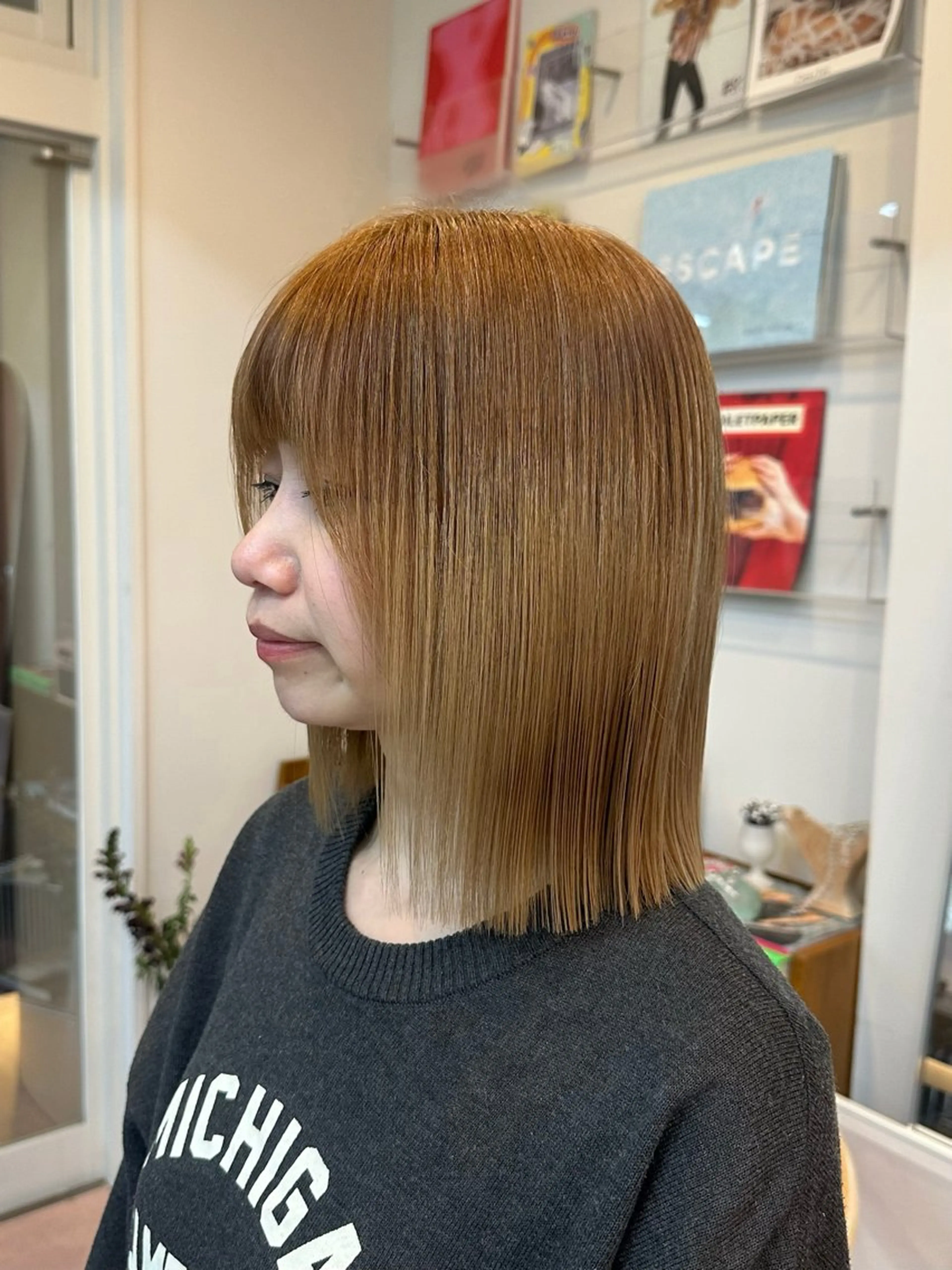 ミディアム 安井 美咲希のヘアスタイル