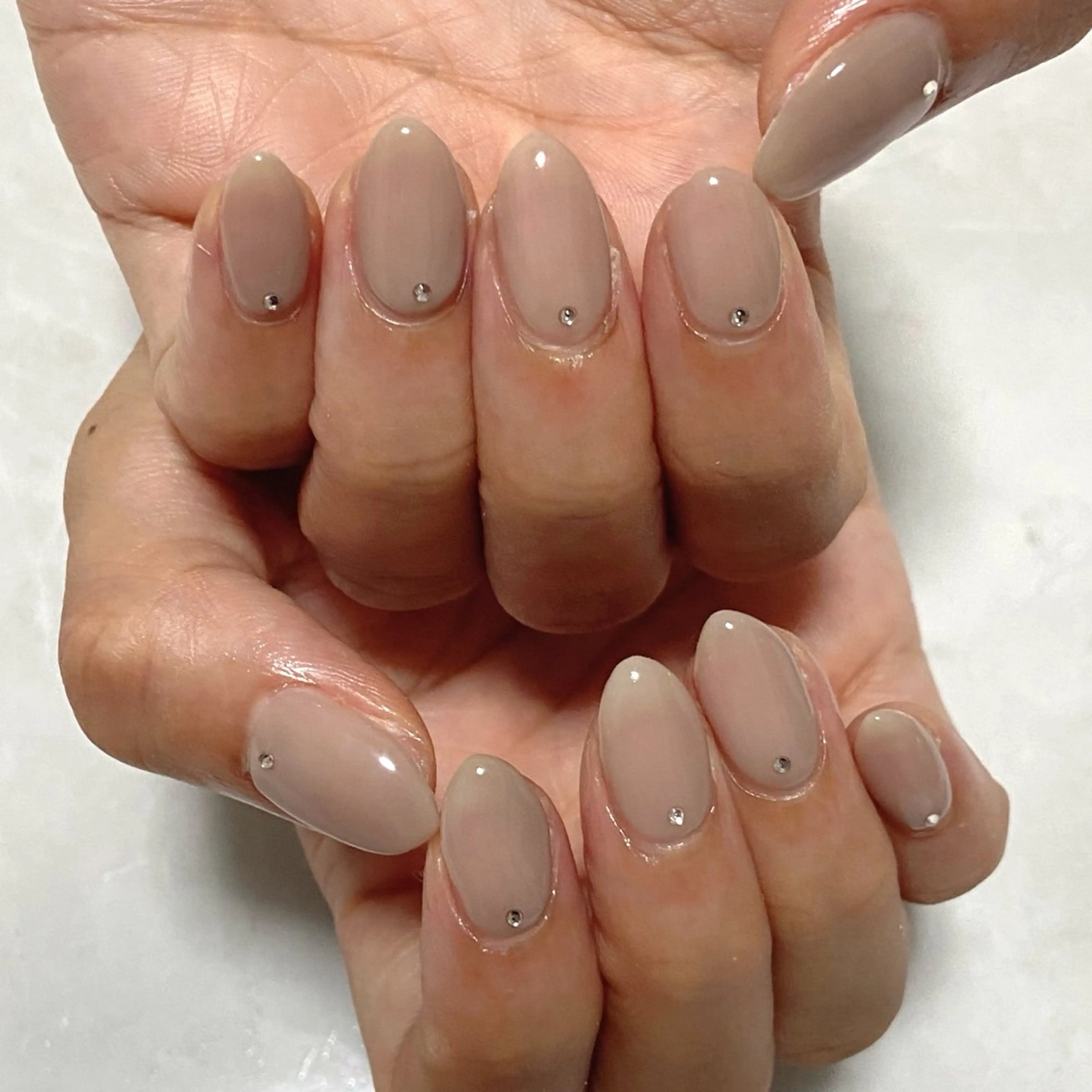 ネイル ワンカラーネイル シンプルネイル ハンドネイル nail salon MARuのネイルデザイン